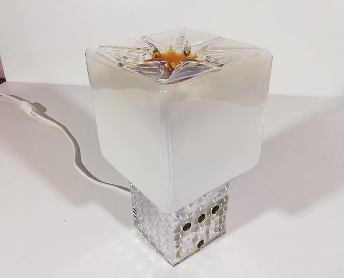 Lampe de table Space Age Cubic