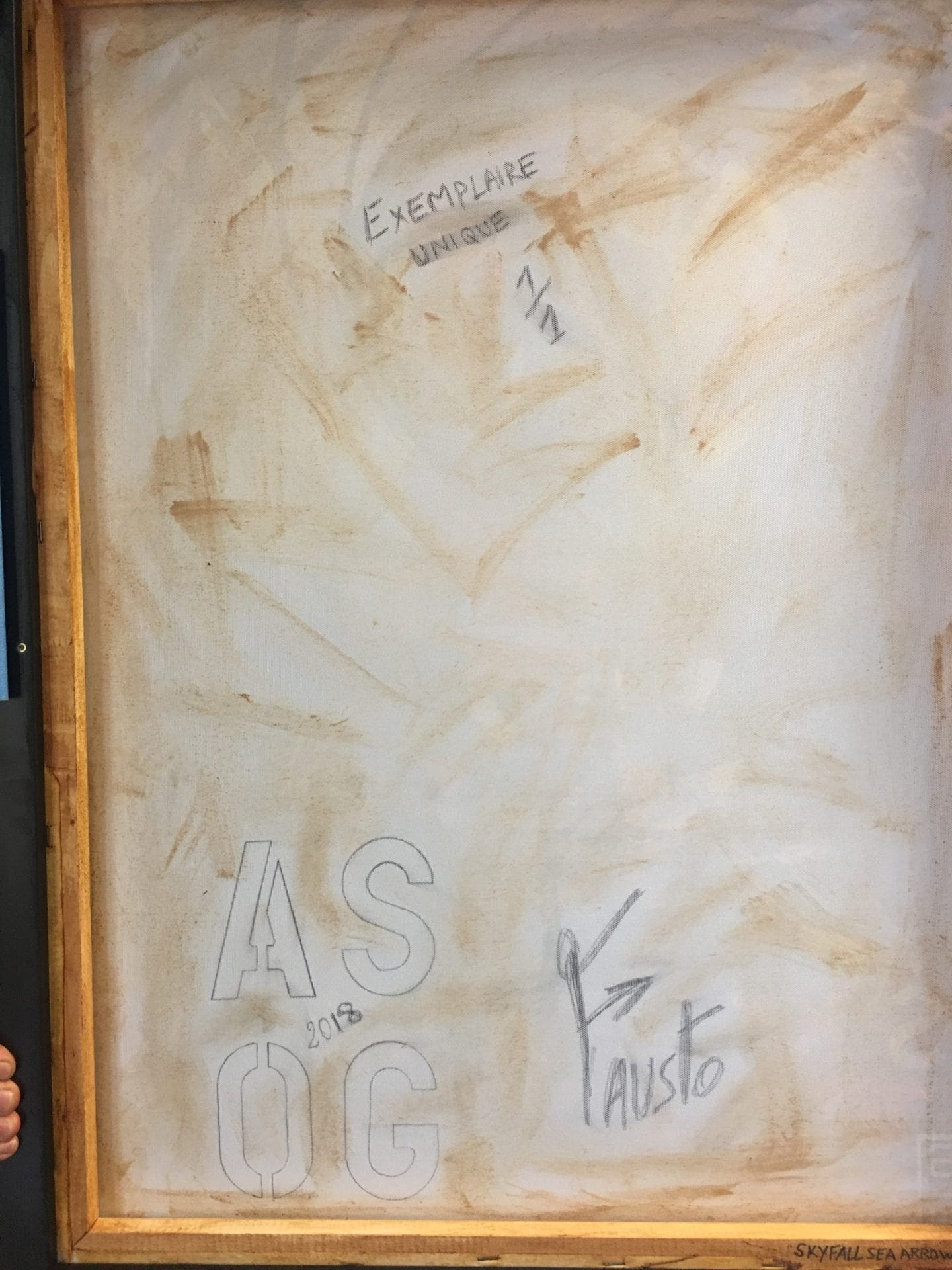 Fausto – Toile digitale signée de Steve Chase Tudor (2018)