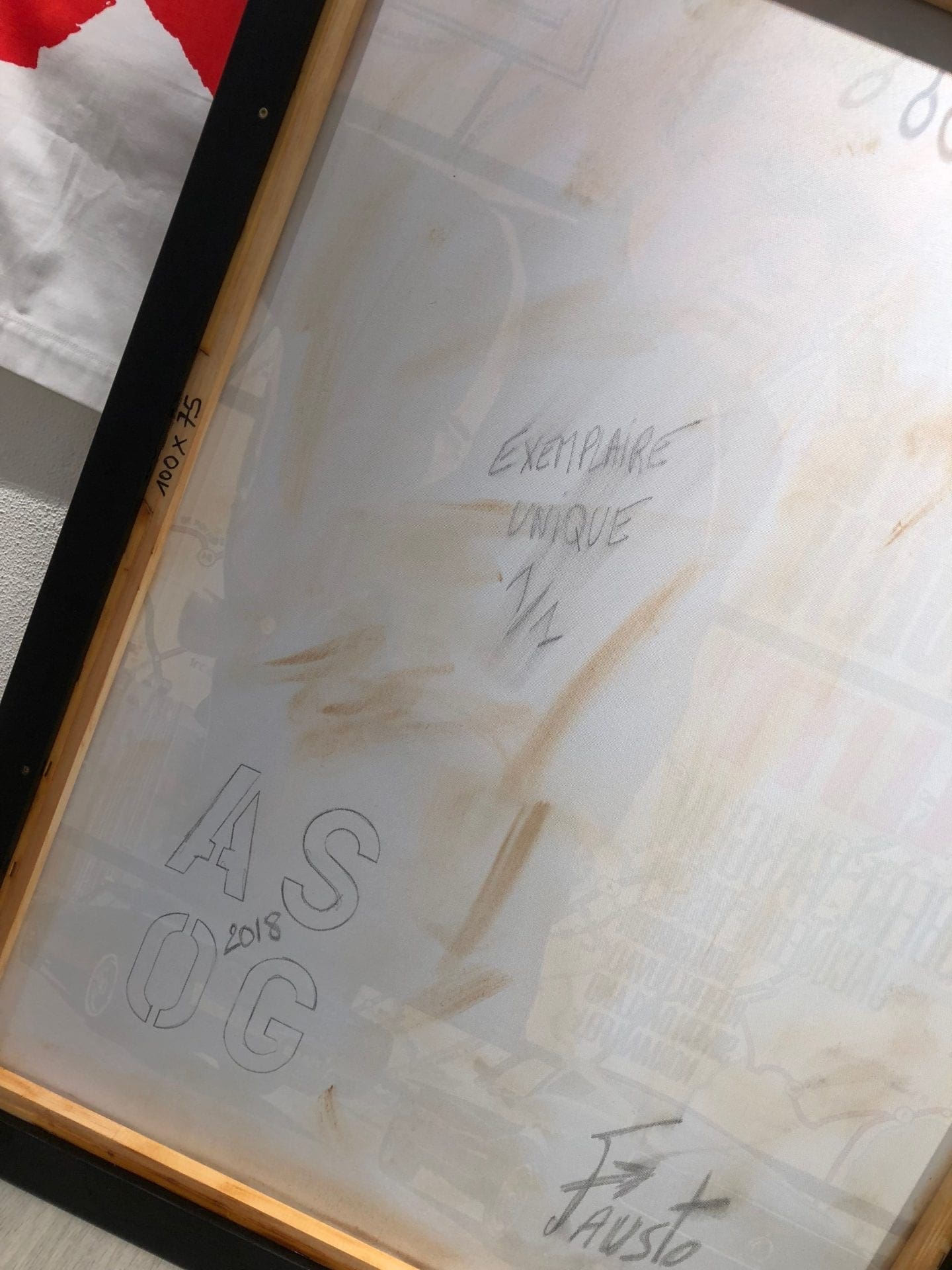 Fausto – Toile digitale signée de Steve Chase Tudor (2018)