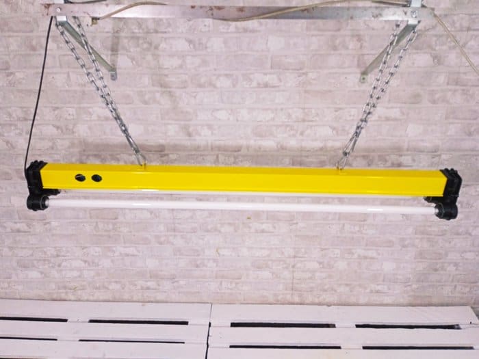 Suspension, Lampe Industrielle Vintage – Industrial – Acier, Aluminium – Enchères