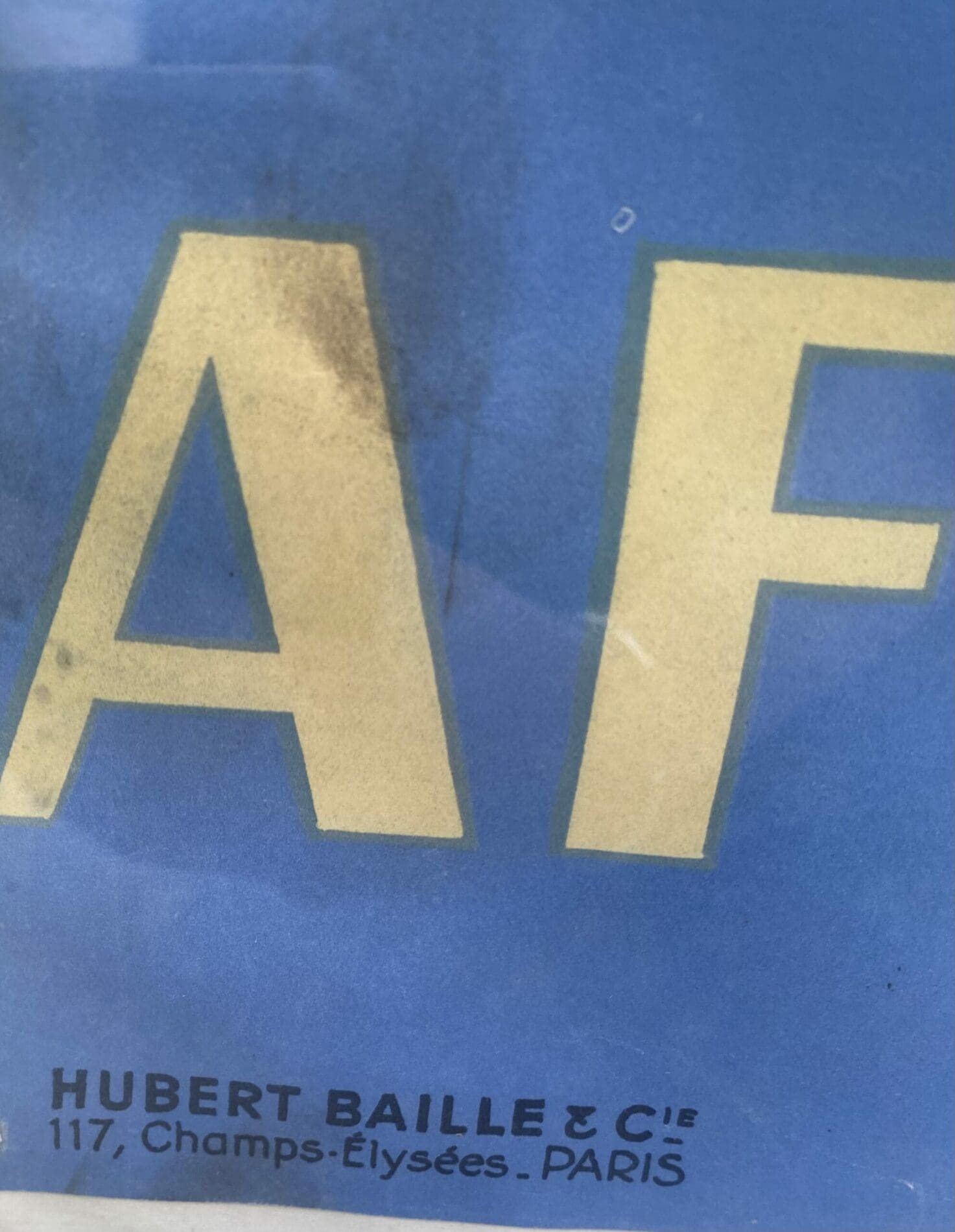 Affiche Air France Afrique du Nord – Bernard Villemot (1946)
