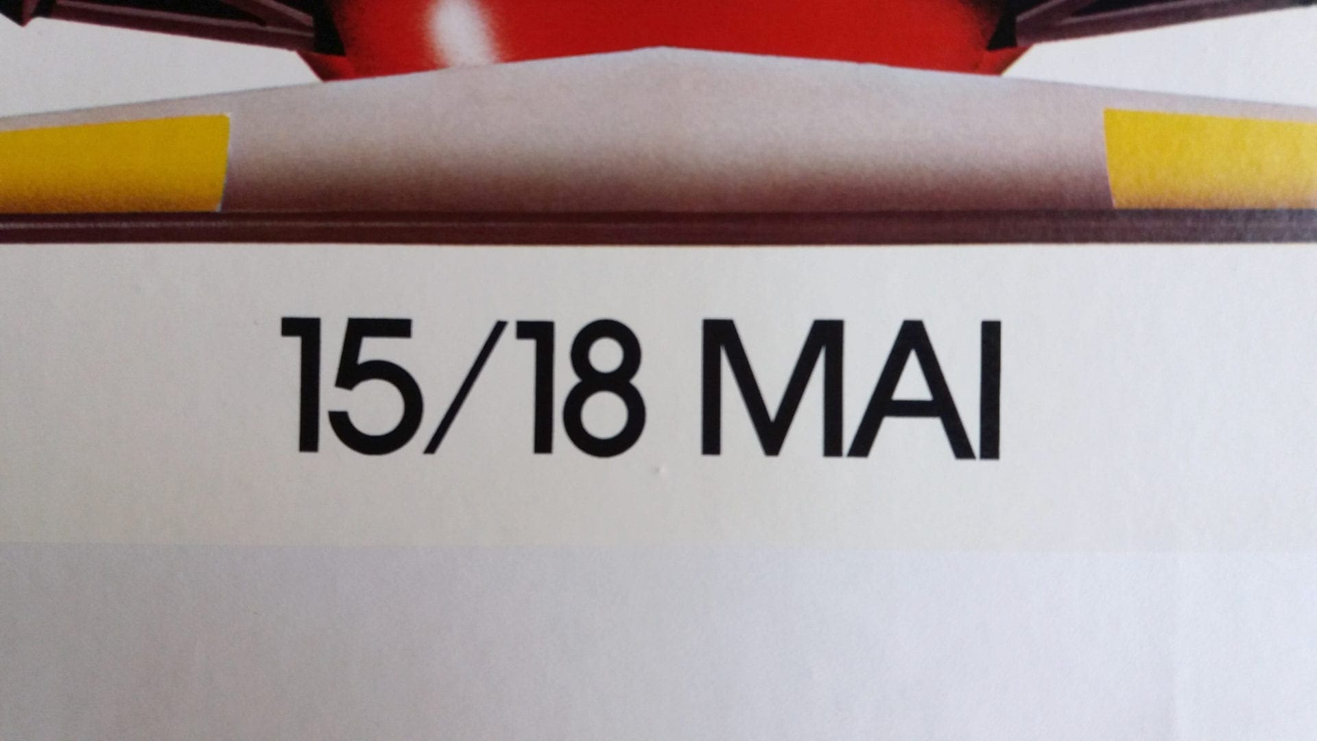 Affiche d’époque « 38ème Grand Prix Monaco »