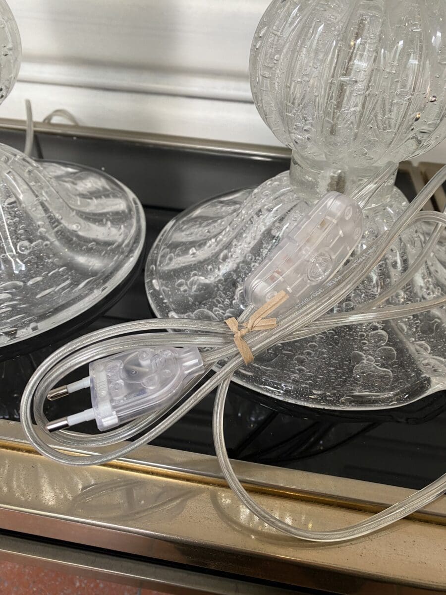 Paire de lampes Murano Alberto Dona circa 1970