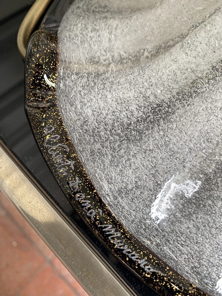 Alberto Dona – Paire de lampes blanches et dorées années 70