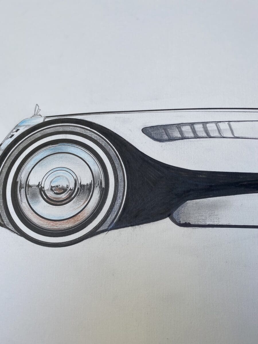 André Ferrand – Dessin Citroën 15/6 (circa 2010)