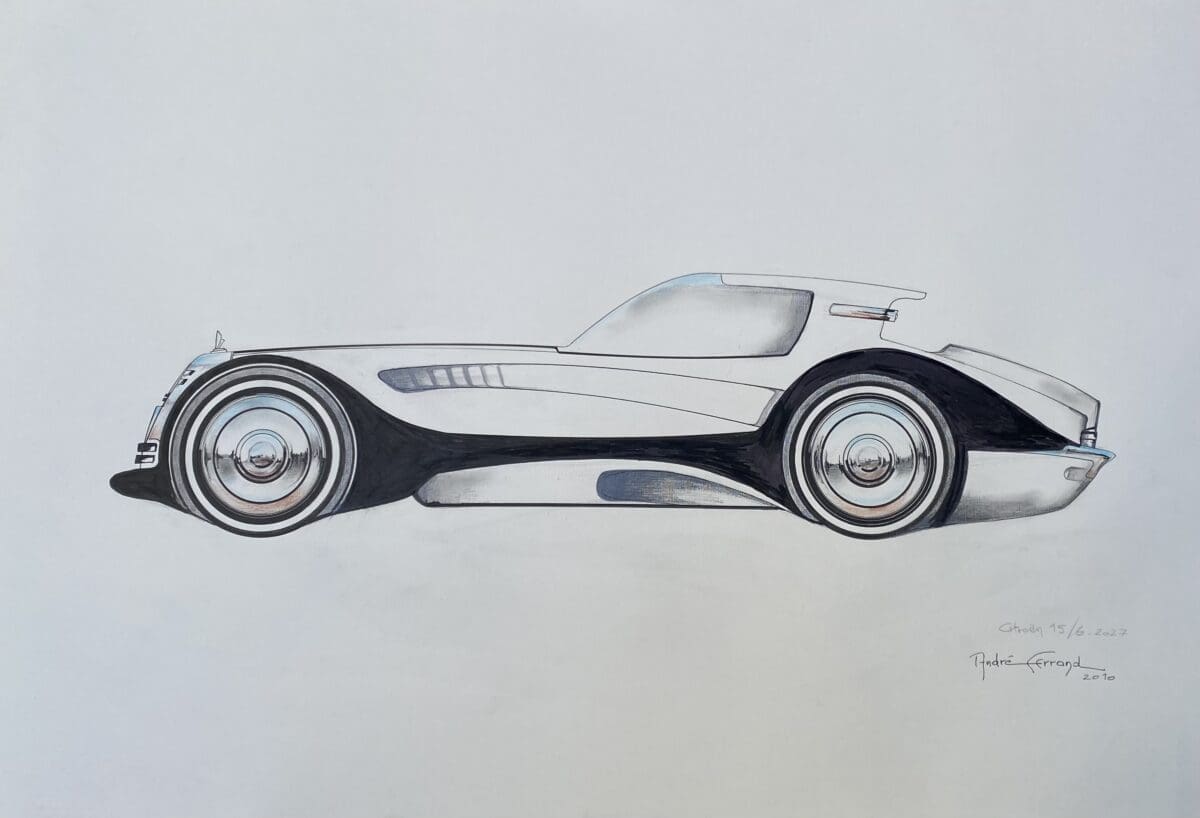 André Ferrand – Dessin Citroën 15/6 (circa 2010)