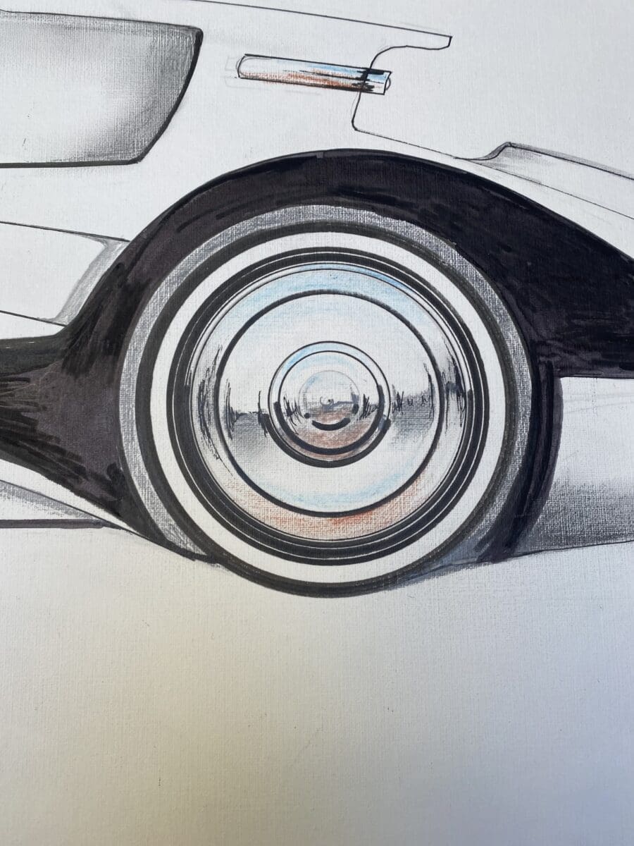 André Ferrand – Dessin Citroën 15/6 (circa 2010)