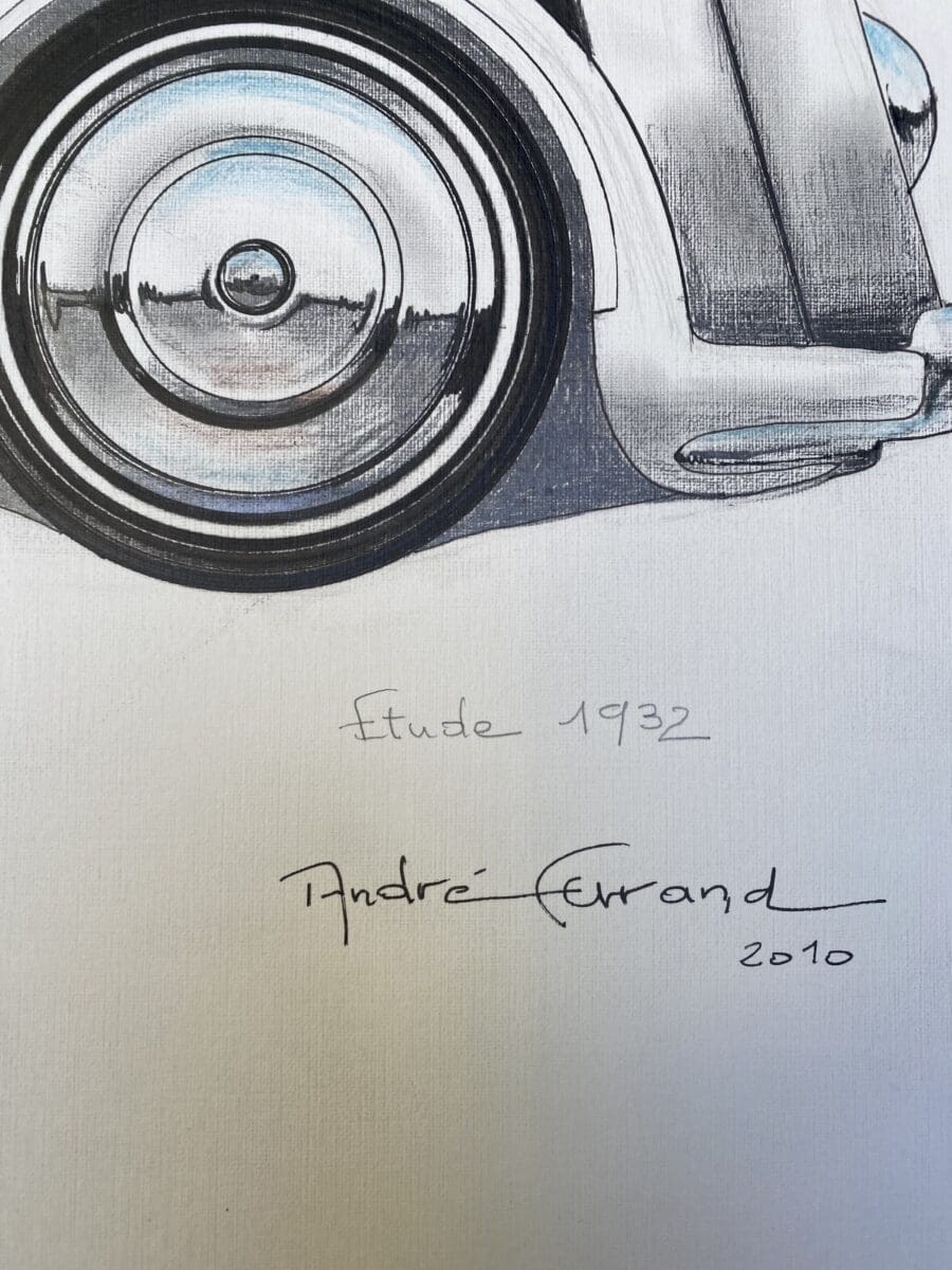 André Ferrand – Dessin Étude 1932