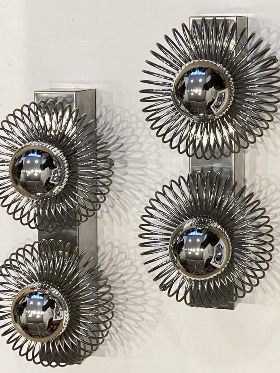 Andréa Lazzari – Paire d&rsquo;appliques Morisini circa 1960