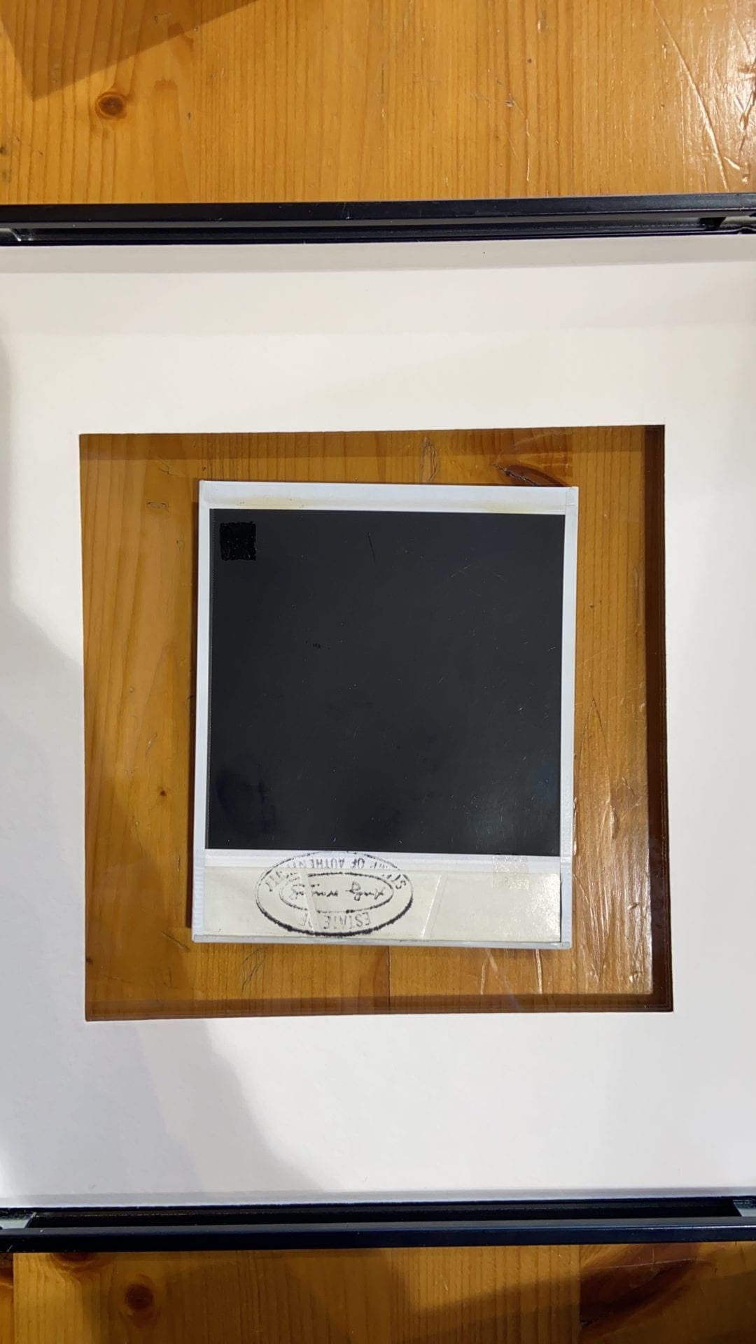 Andy Warhol – Polaroïd original « Bureau », 1976, cachet Estate