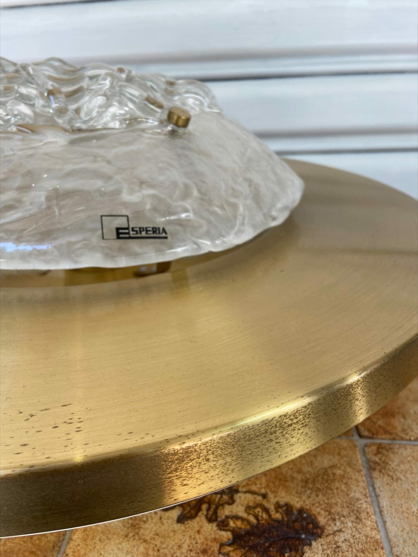 Angelo Brotto – Applique Pompeo verre de Murano et laiton