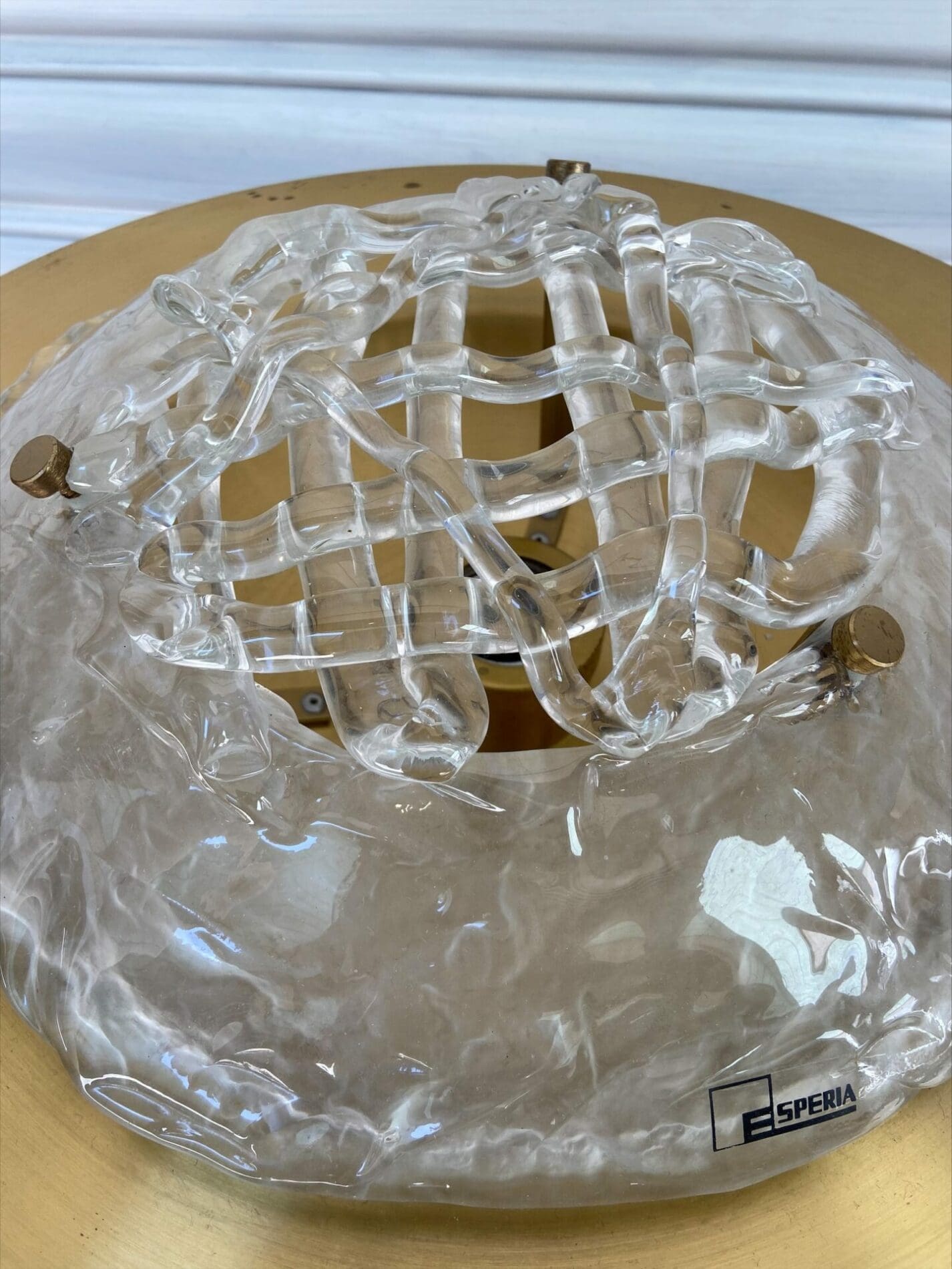 Angelo Brotto – Applique Pompeo verre de Murano et laiton