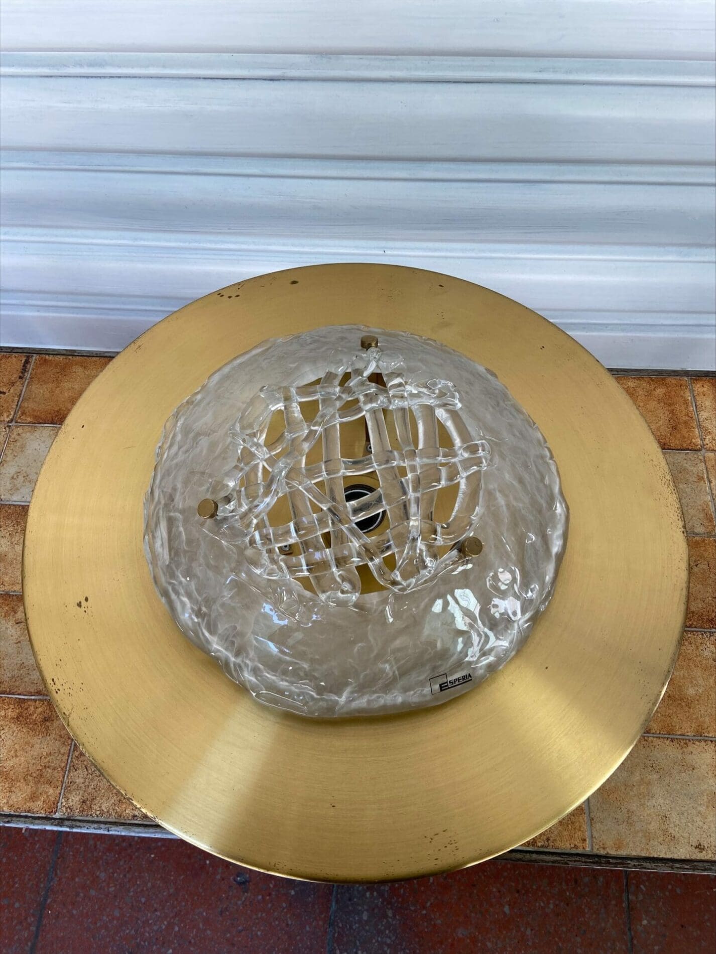 Angelo Brotto – Applique Pompeo verre de Murano et laiton