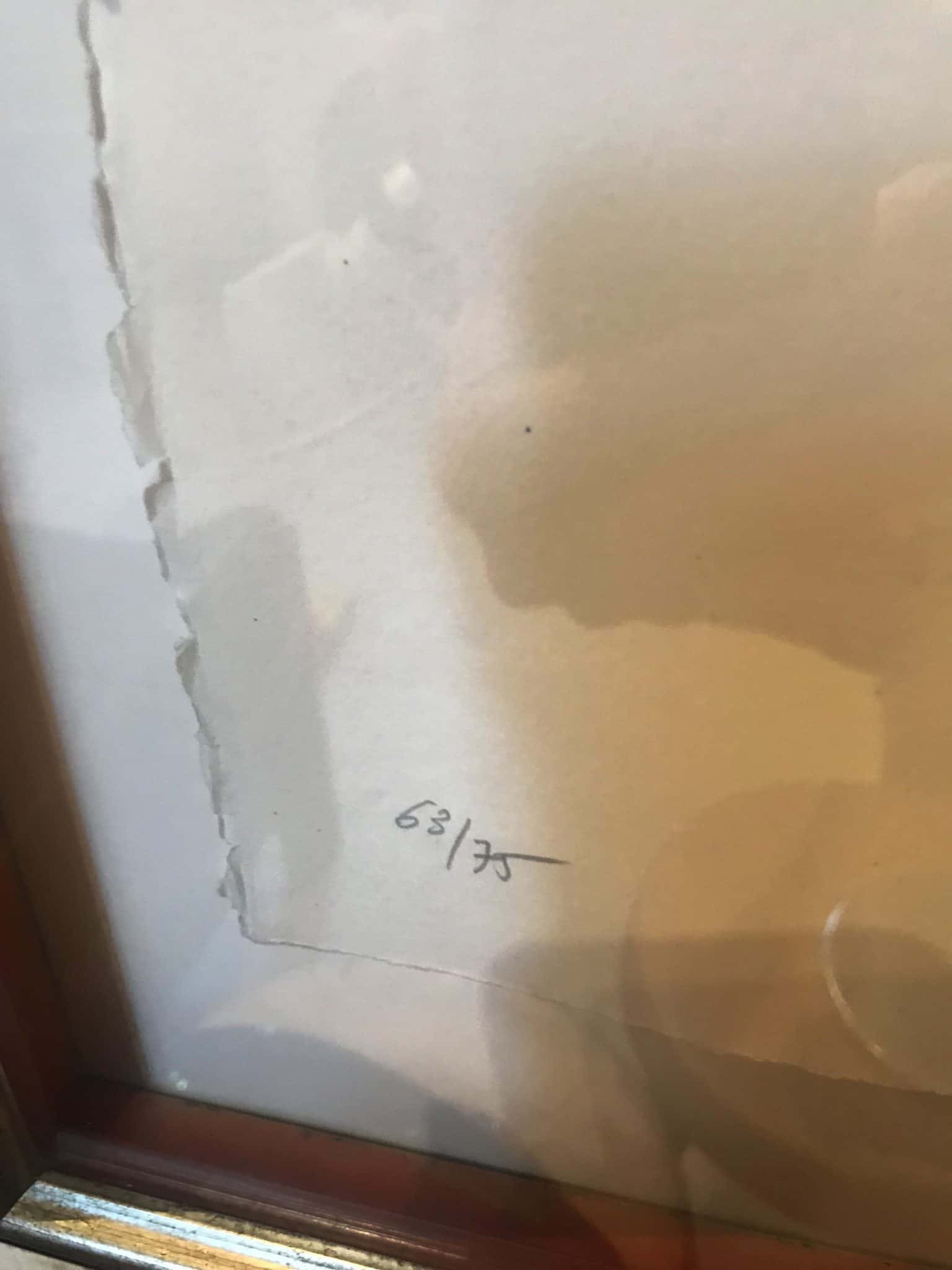 Antoni Clavé – Flèche bleue, gravure 1975