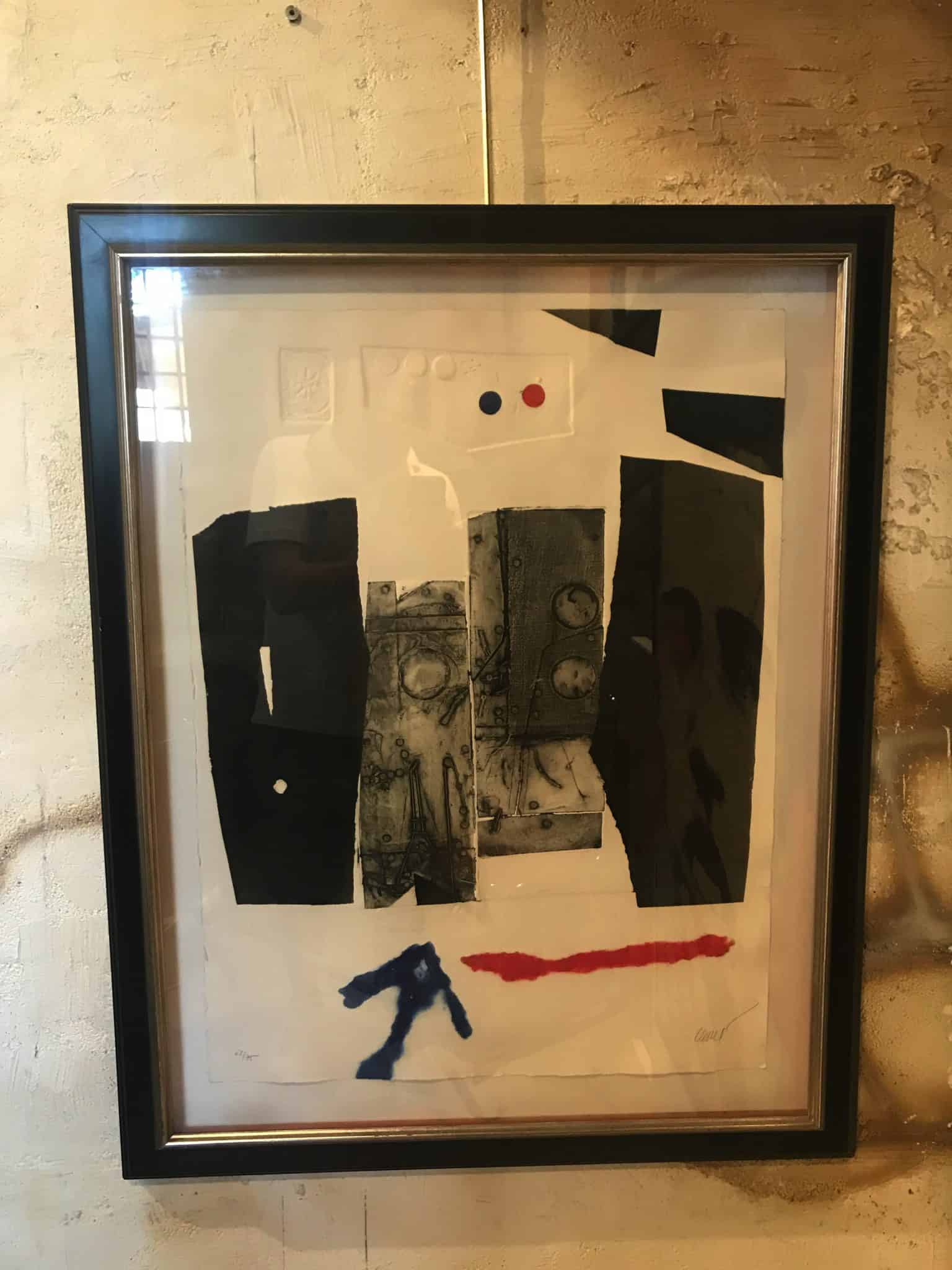 Antoni Clavé – Flèche bleue, gravure 1975