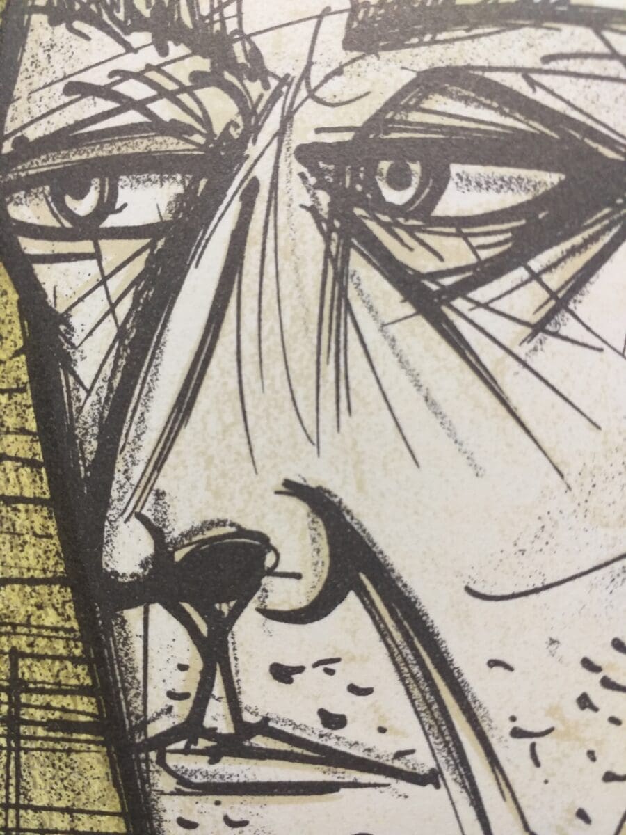 Bernard Buffet « Juve » – Lithographie Série Fantomas