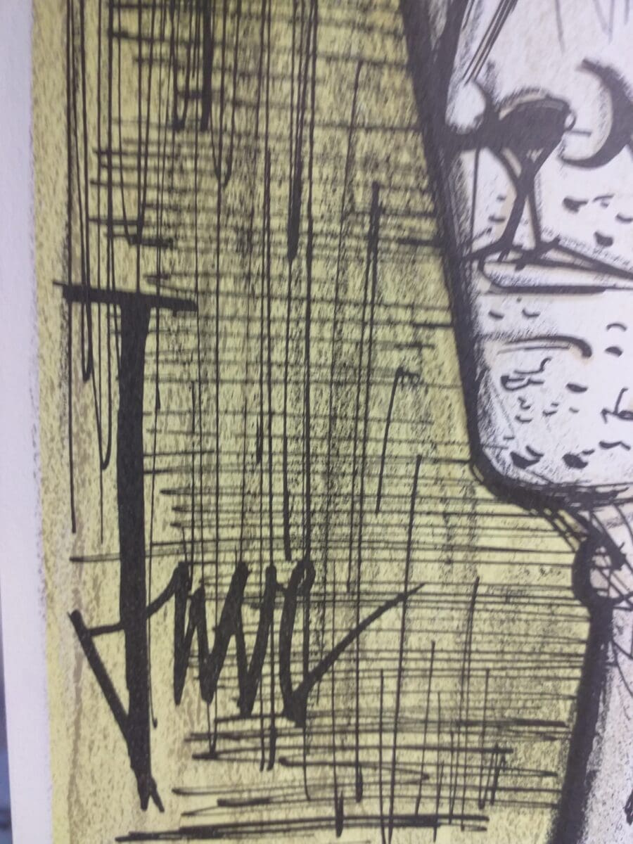 Bernard Buffet « Juve » – Lithographie Série Fantomas