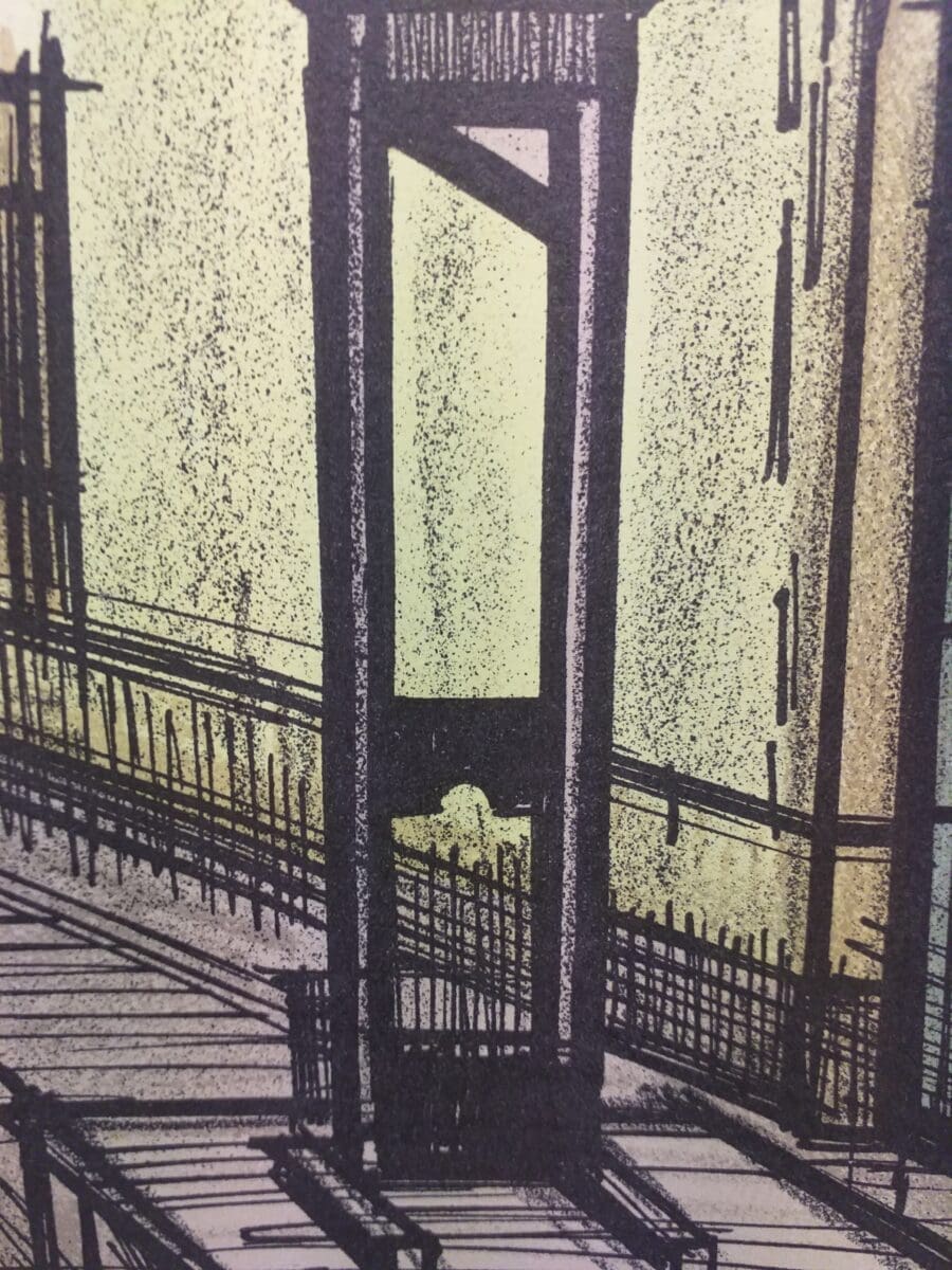 Bernard Buffet – Prison – Lithographie Mourlot (1967)