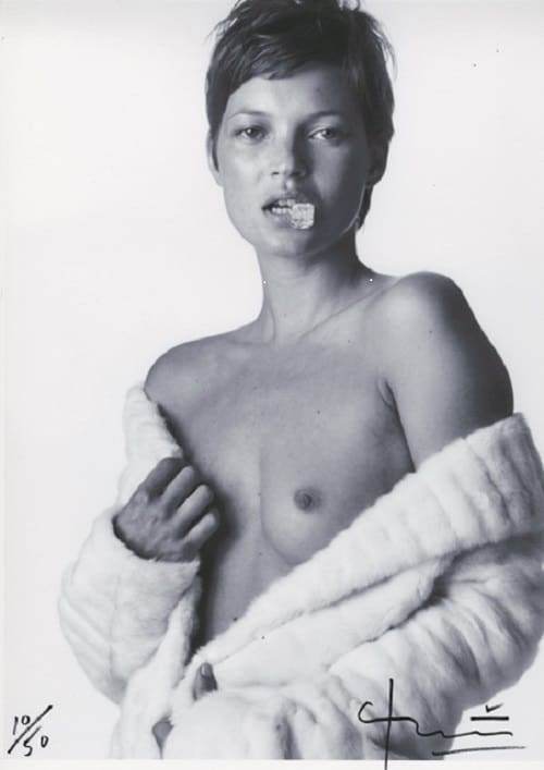 Bert STERN – Kate Moss, 2009, Photographie signée