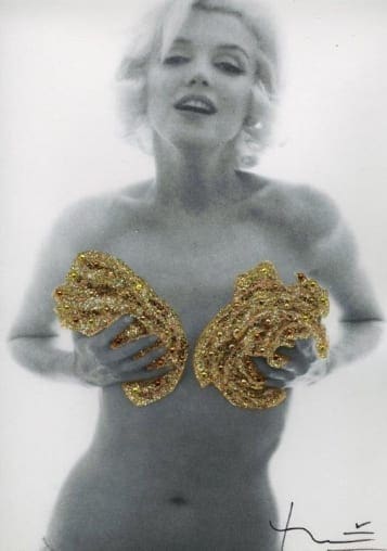 Bert STERN – Marilyn, Classic Gold Roses – 1962 – signée