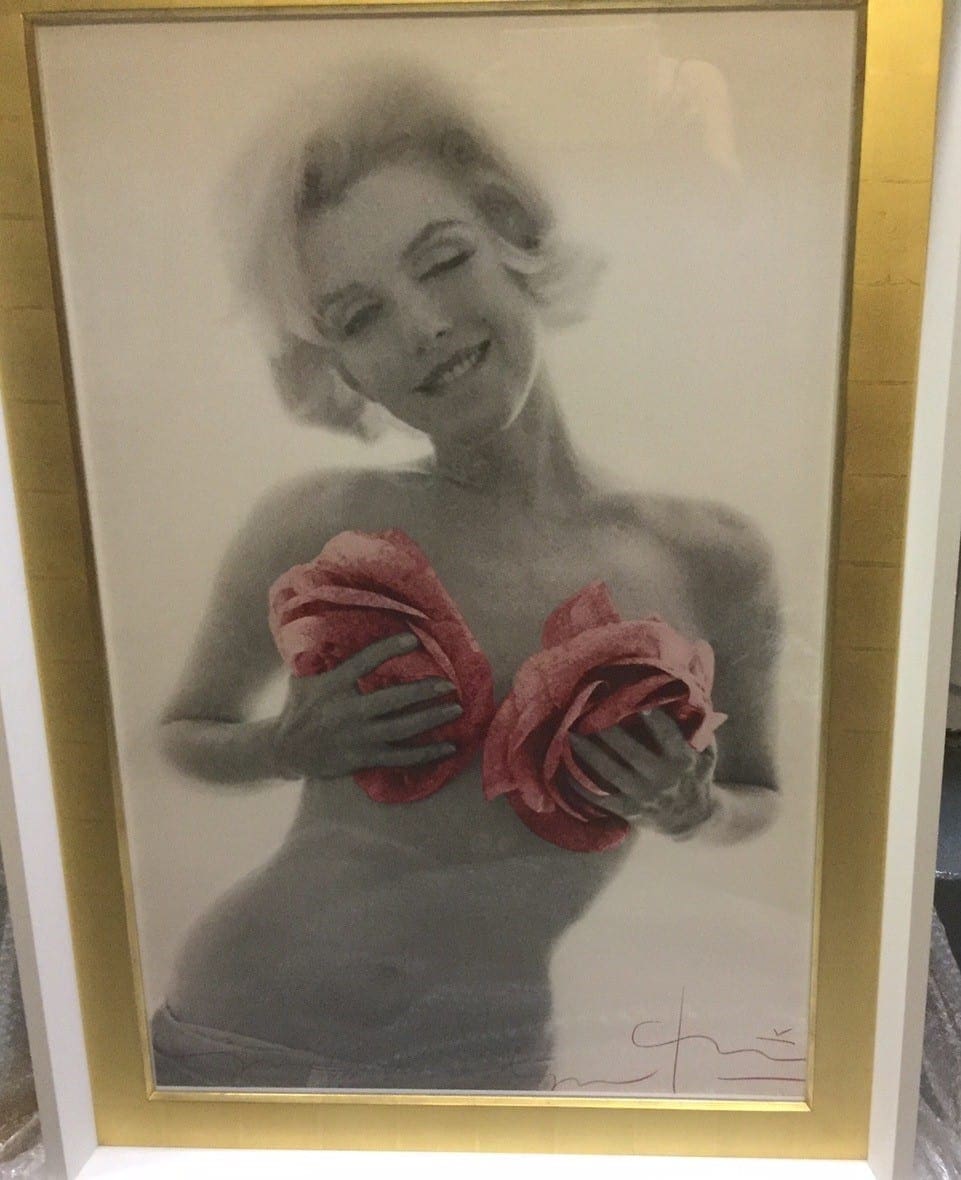 Bert Stern – Marilyn Monroe Pink Roses (2011)