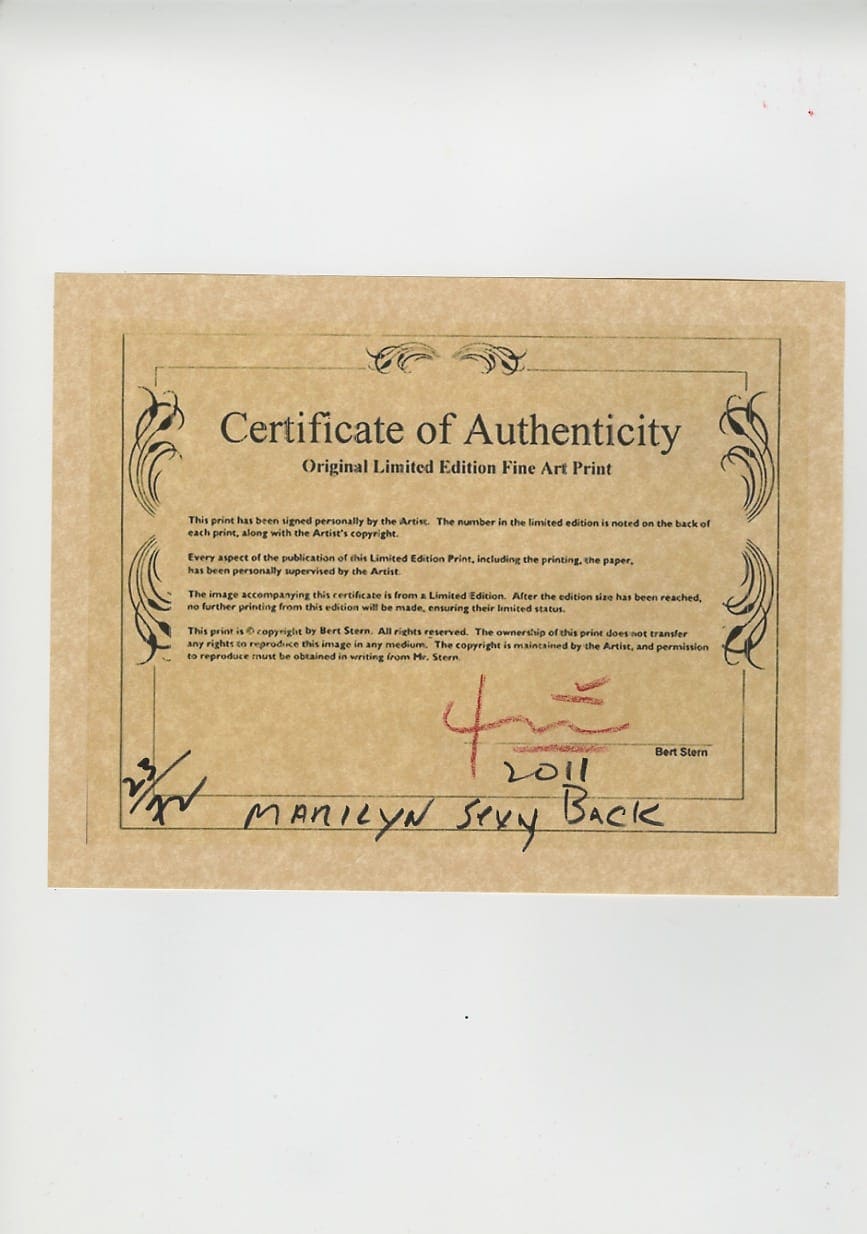 Bert Stern – Marilyn Monroe sexy back