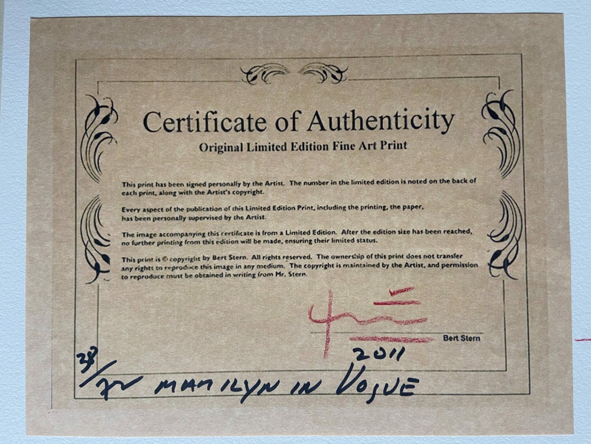 Bert Stern – Marilyn in Vogue, 2011