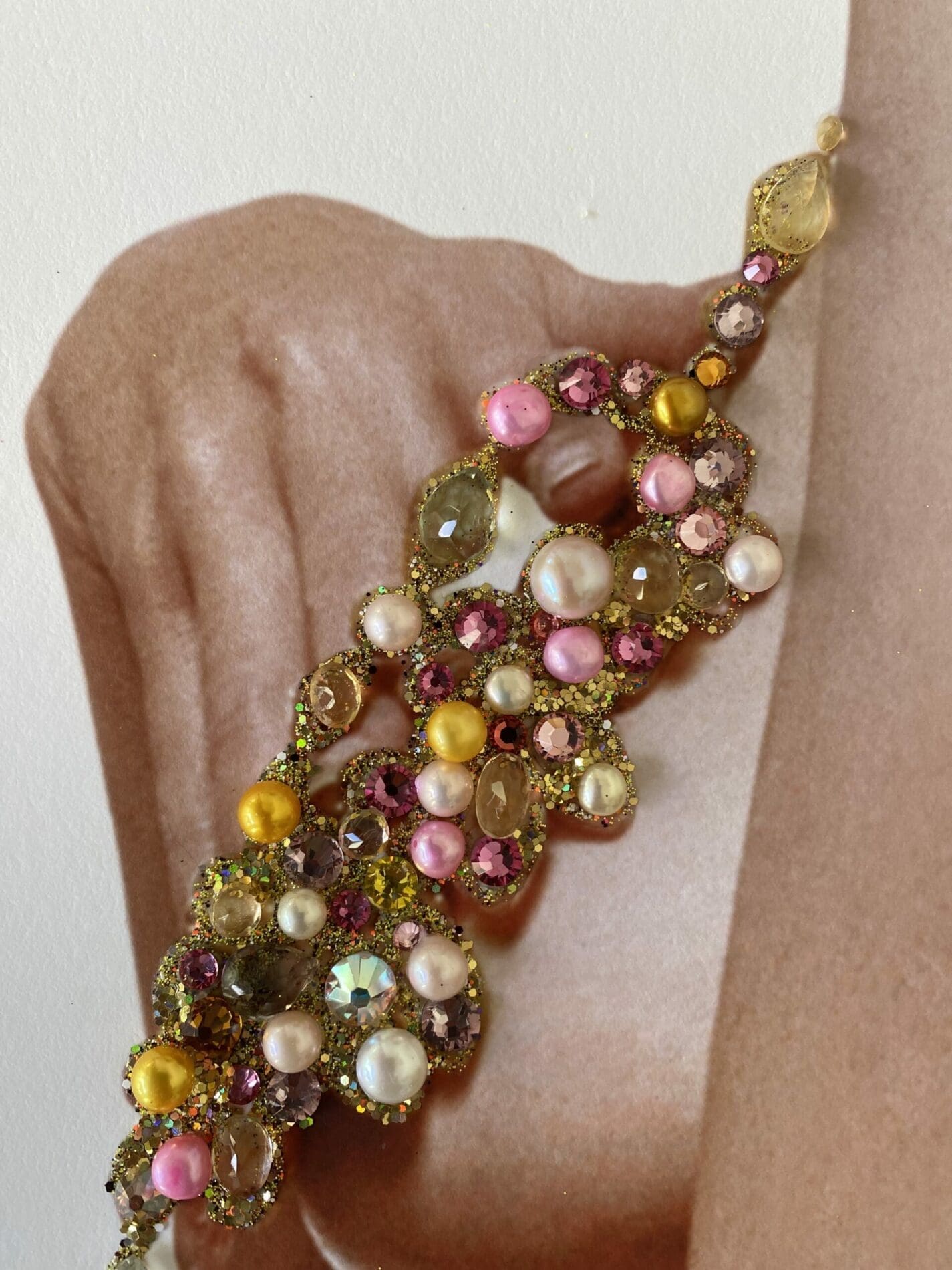 Bert Stern – Photographie de Marilyn Monroe décorée par des bijoux Swarovski