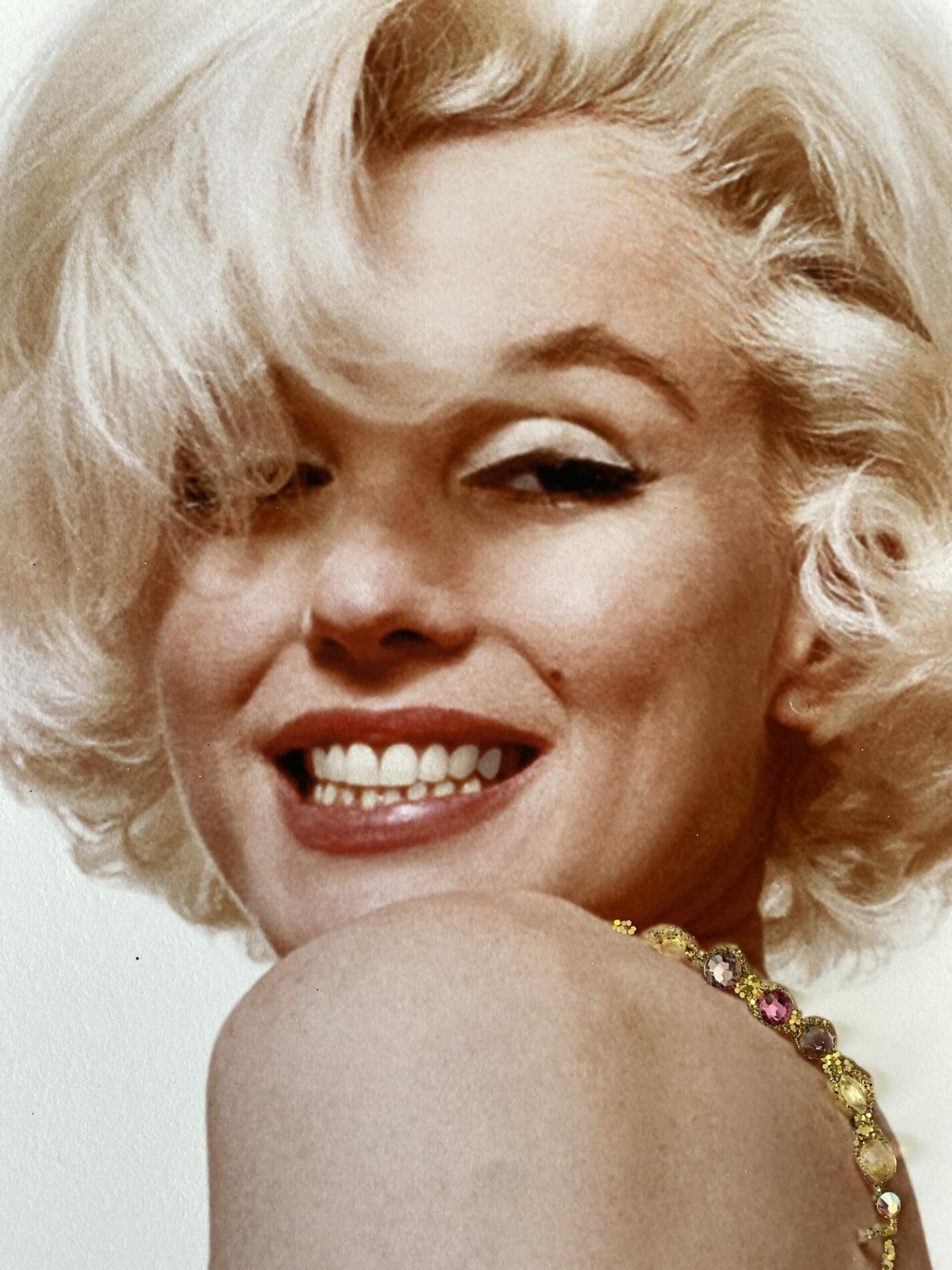 Bert Stern – Photographie de Marilyn Monroe décorée par des bijoux Swarovski
