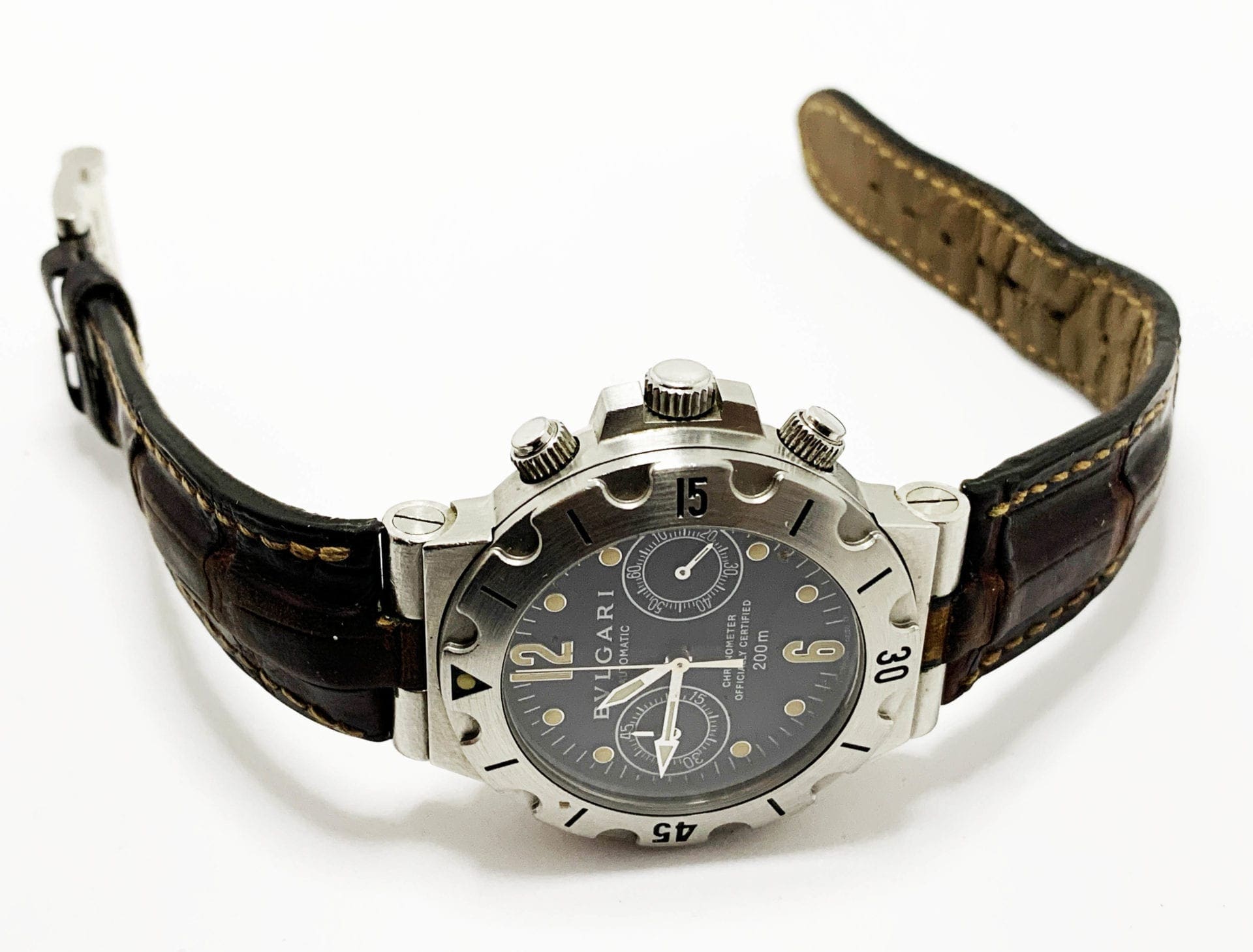 Bulgari Scuba Diver Chrono – Montre acier automatique