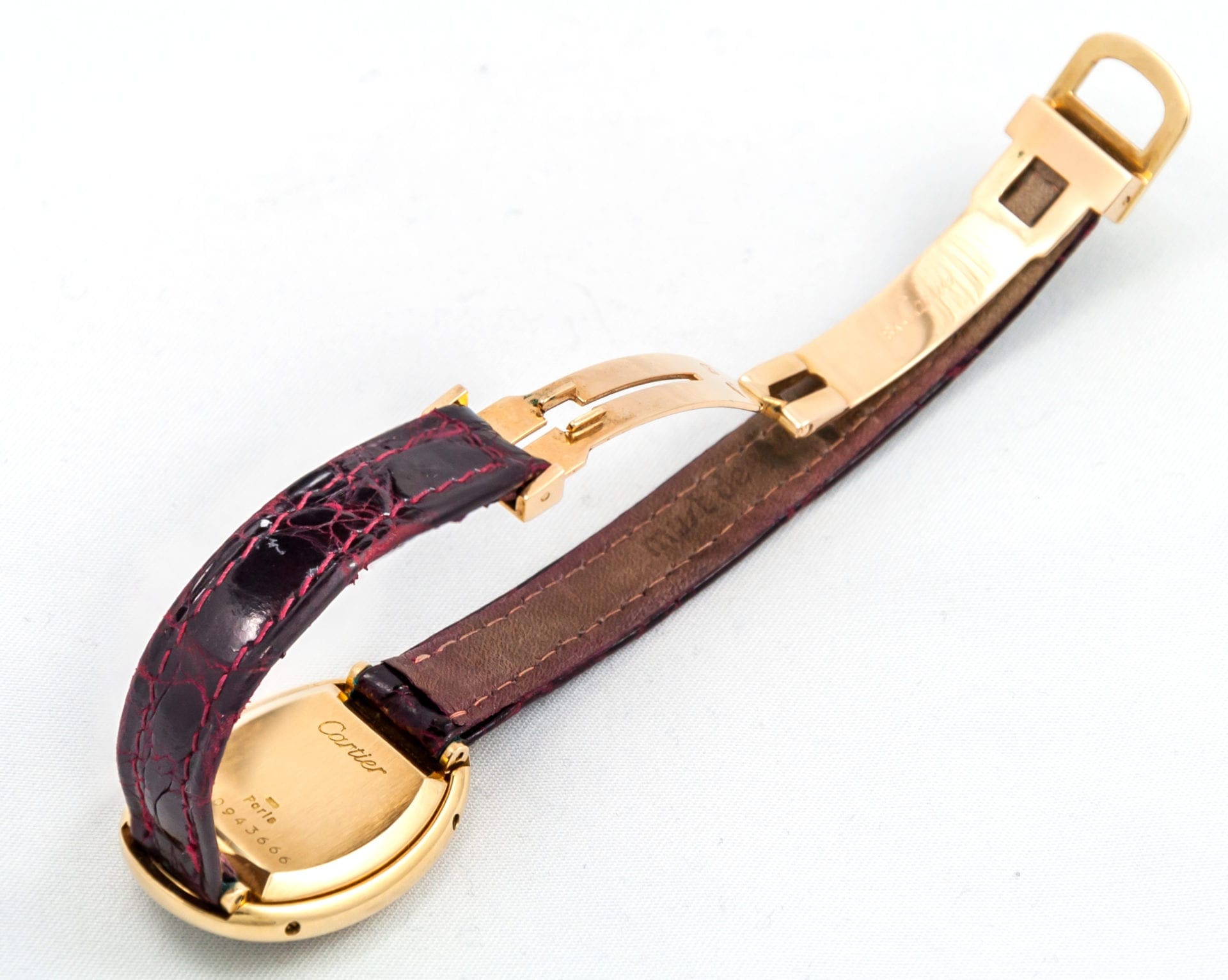 CARTIER – Montre Baignoire or jaune modèle « Petite »