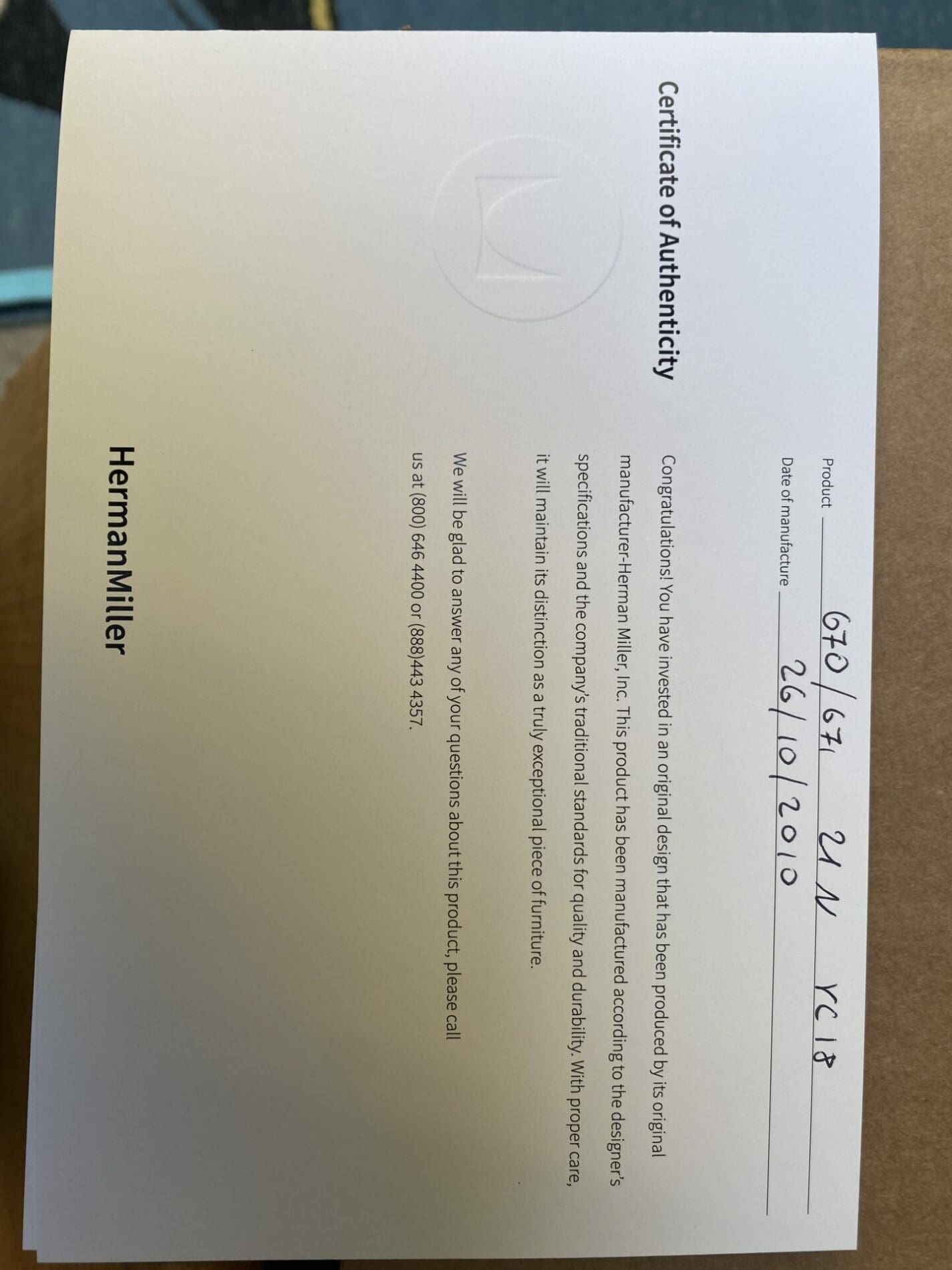 Charles Eames – Lounge chair / ottoman cognac 2