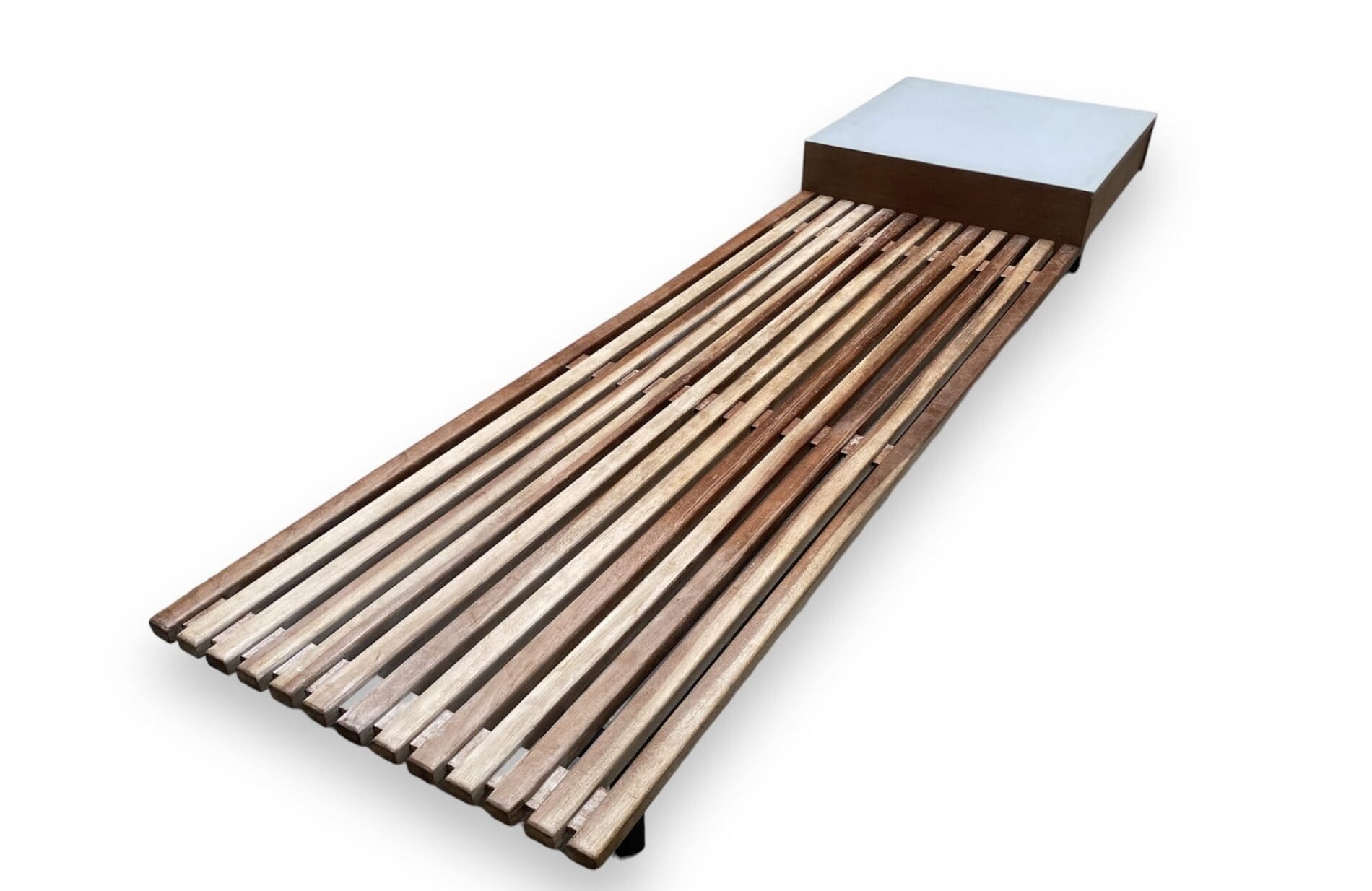 Charlotte PERRIAND – Banquette « cansado » en chêne et placage d&rsquo;acajou Occasion