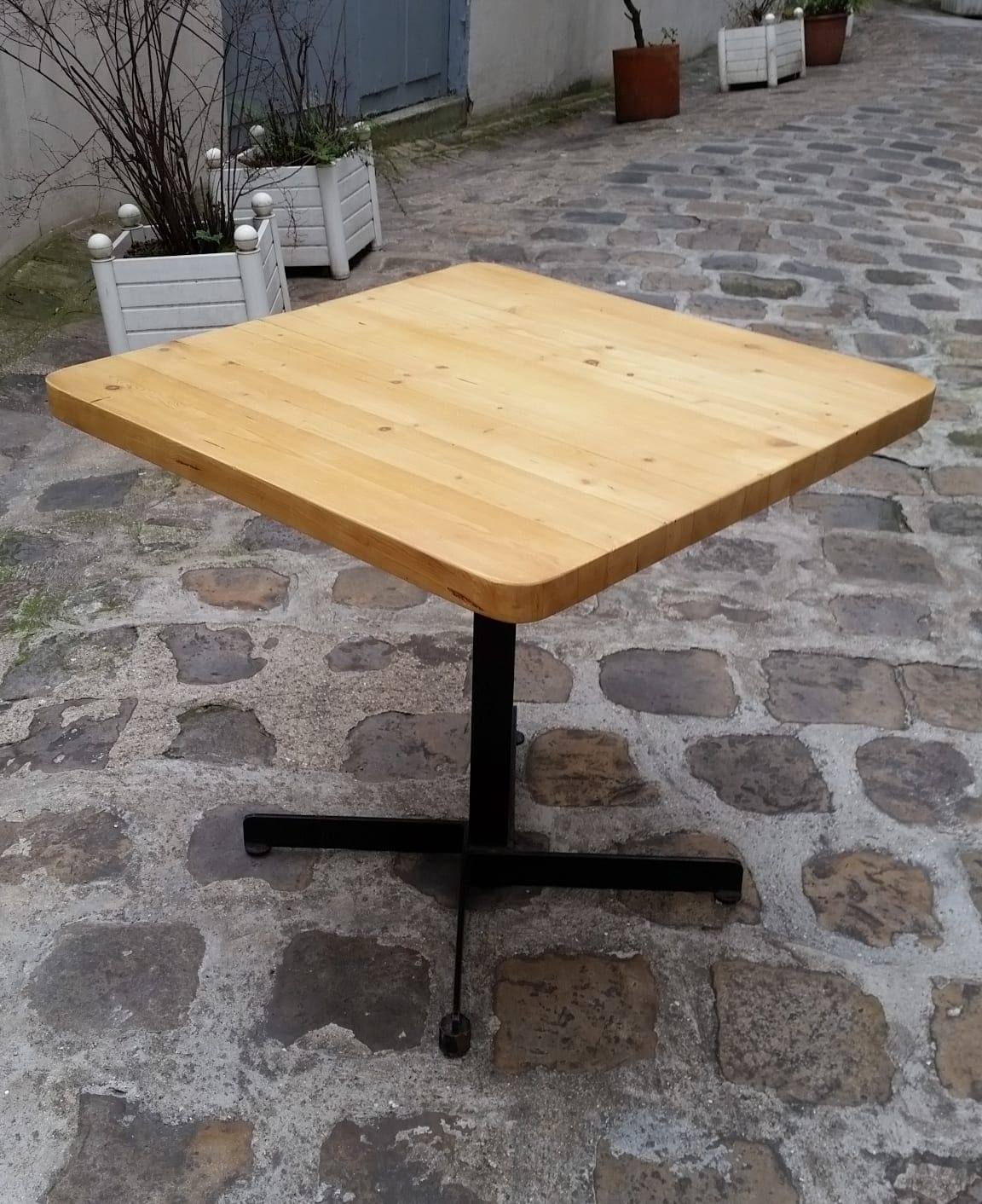Charlotte PERRIAND – Table Carrée – Les Arcs – circa 1960