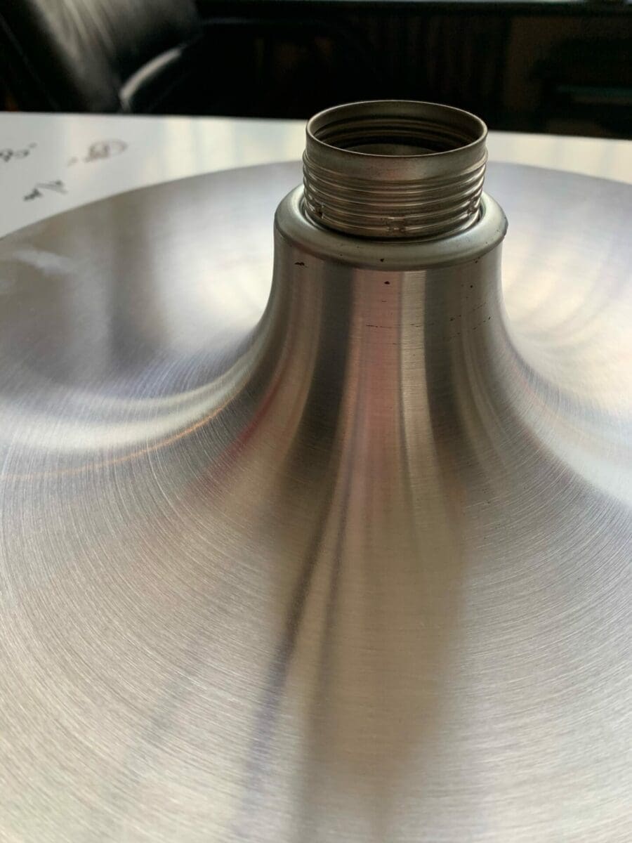 Charlotte Perriand – Applique Les Arcs – Aluminium brossé