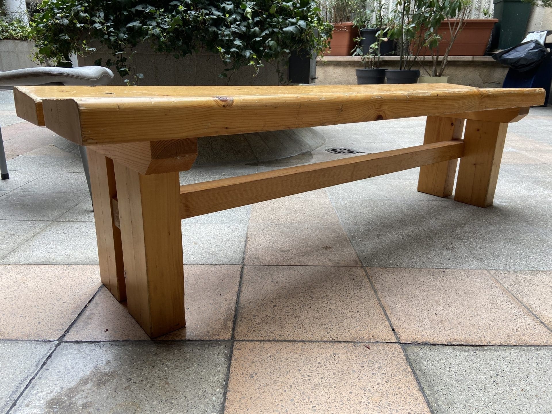 Charlotte Perriand – Rare Banc + dossere