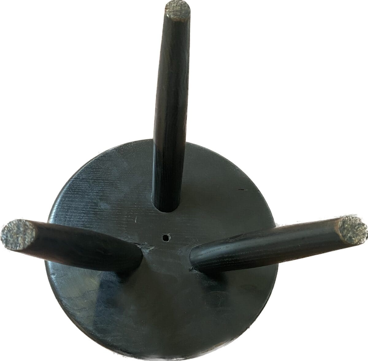 Tabouret Berger bas Charlotte Perriand frêne noirci