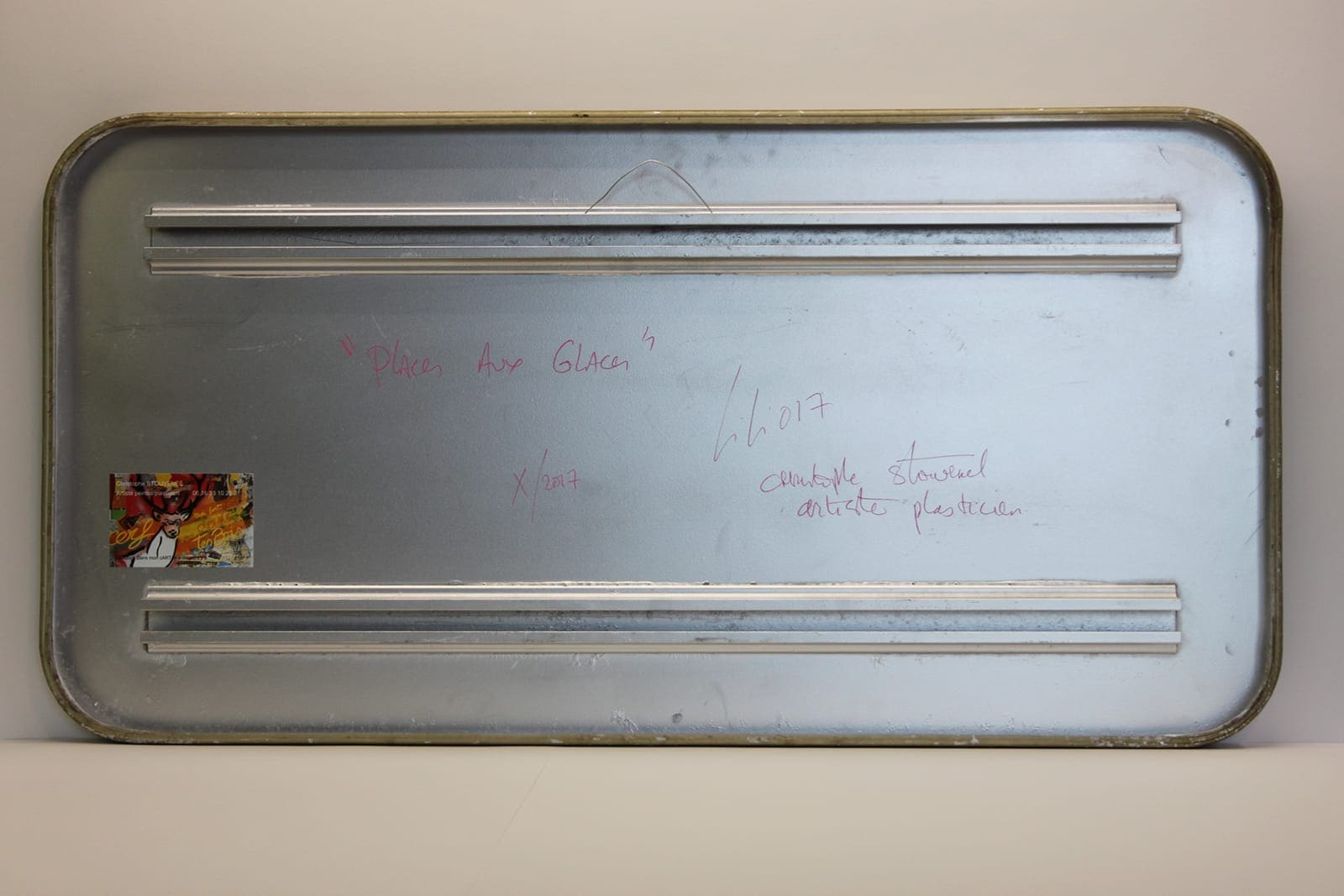 Christophe STOUVENEL – Places aux Glaces, 2017 – Pochoir signé