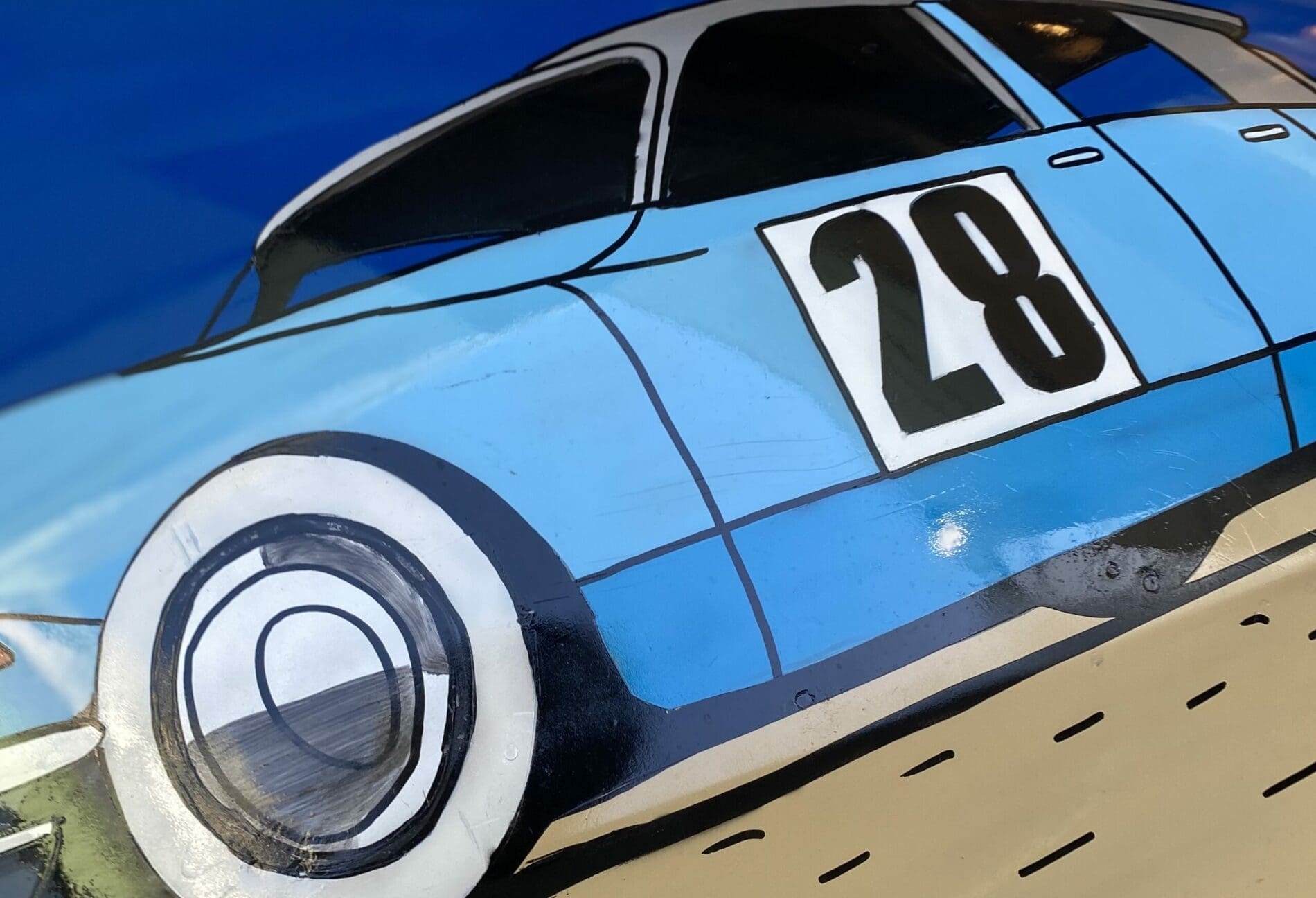 Citroen ID 19 rallye – Peinture sur carrosserie par VINC