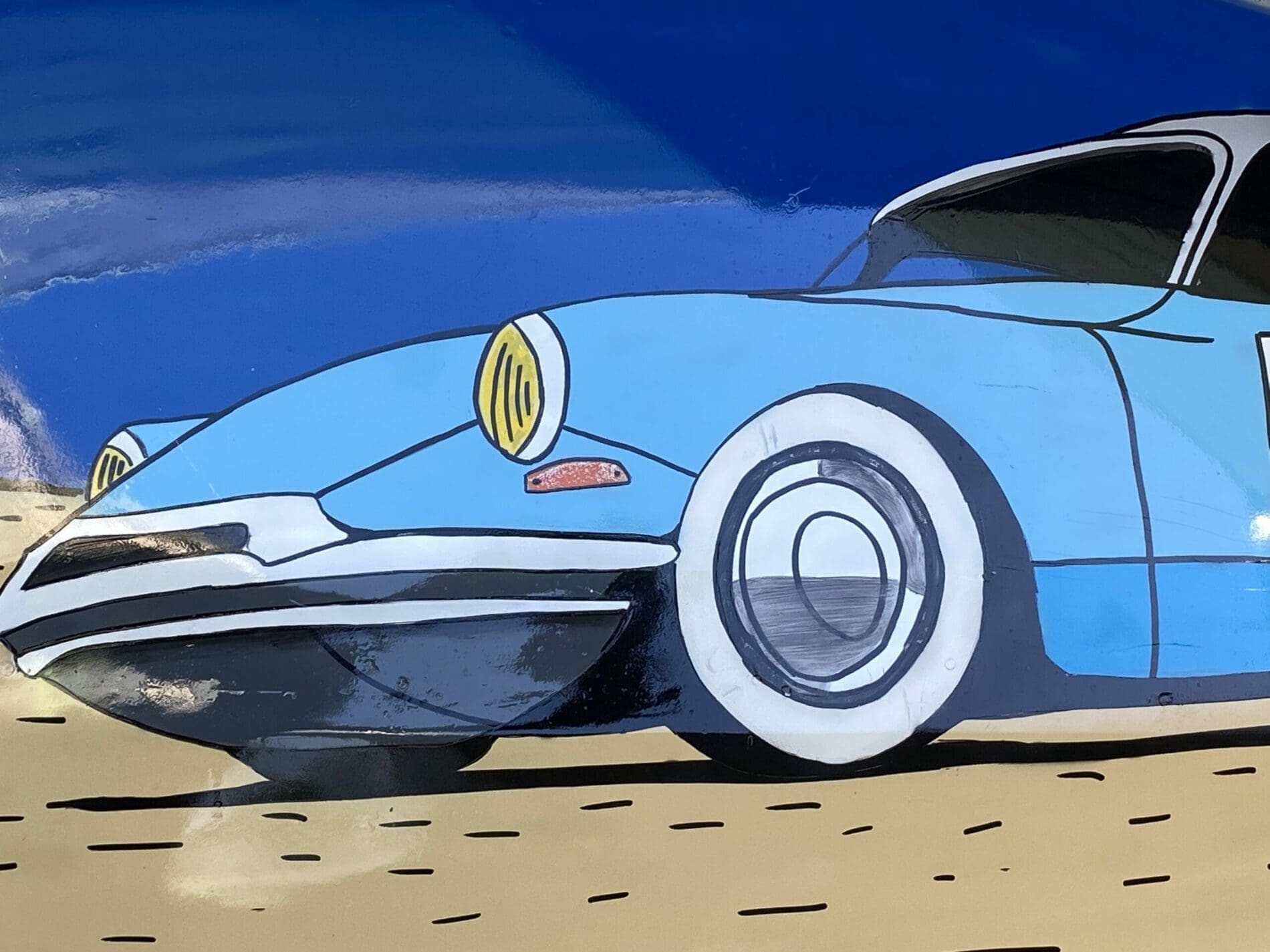 Citroen ID 19 rallye – Peinture sur carrosserie par VINC