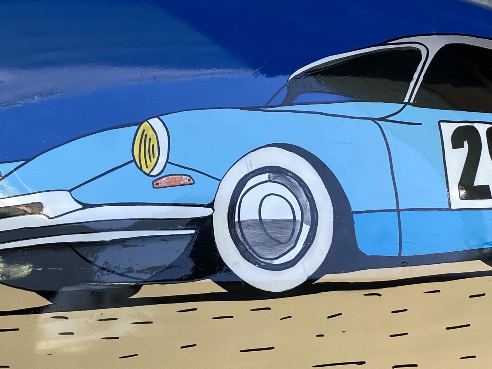 Citroen ID 19 rallye – Peinture sur carrosserie par VINC