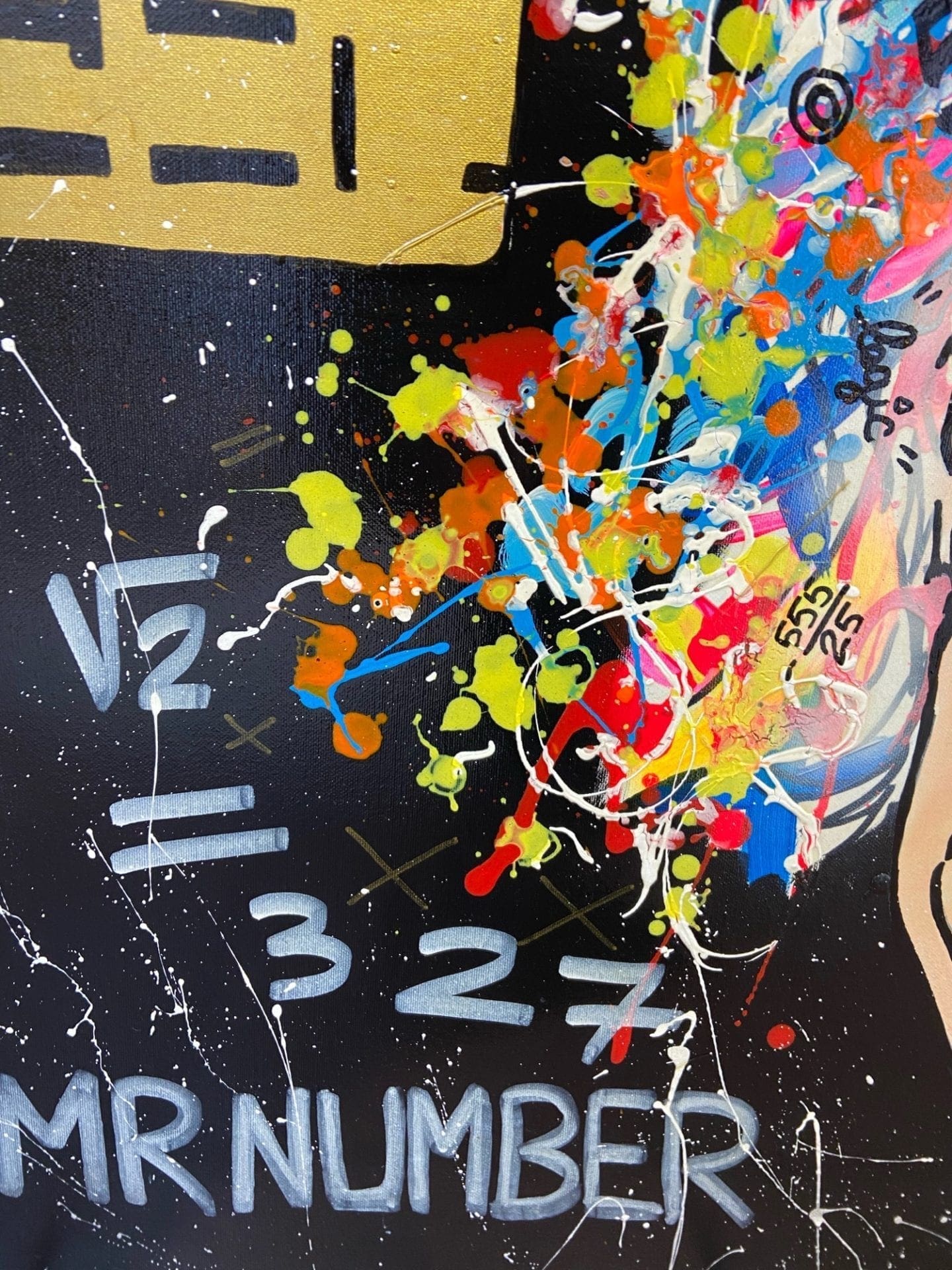 Peinture Acrylique Einstein par Clem$ – 2020