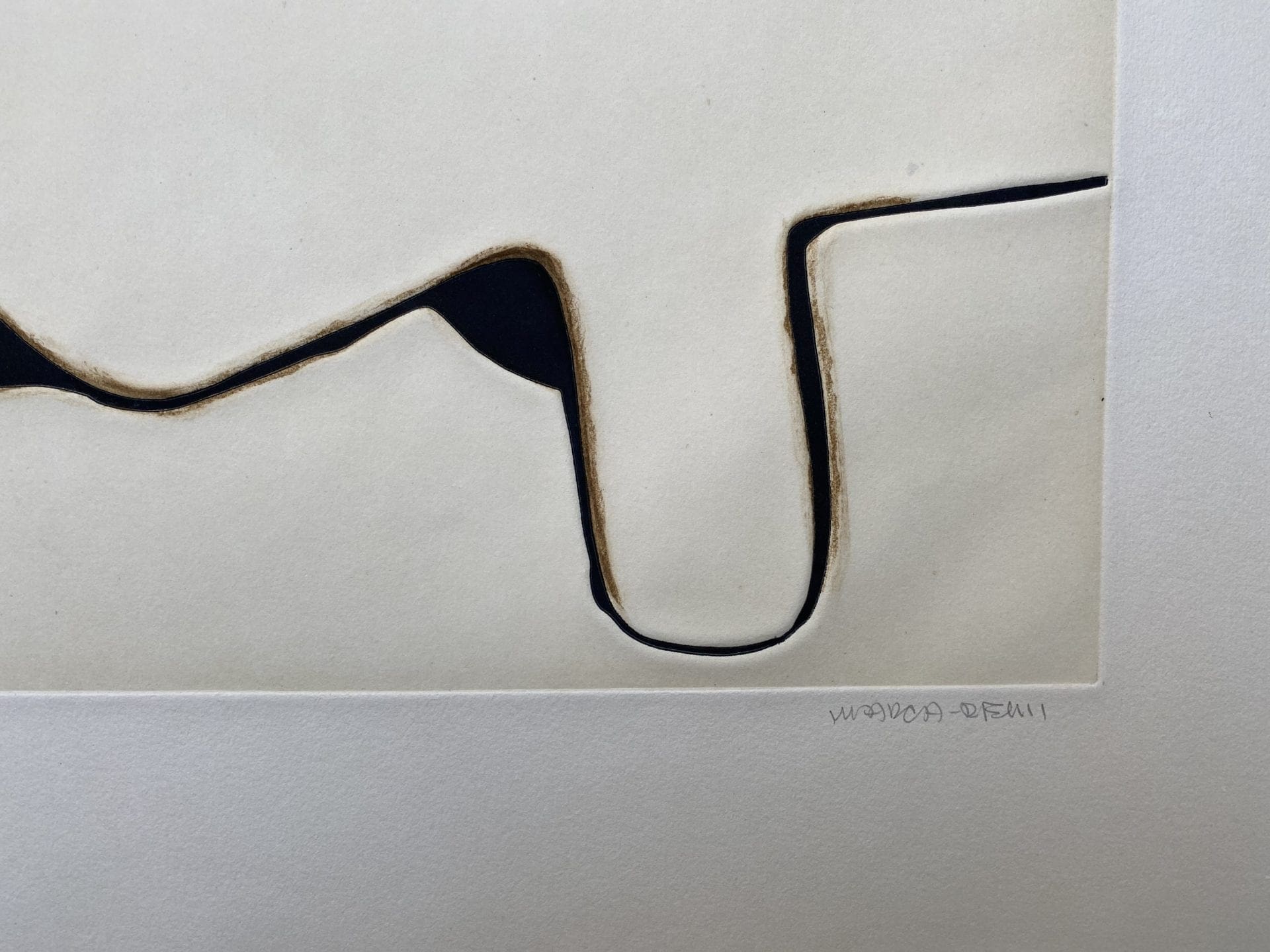 Marca-Relli – Composition 5, eau-forte et aquatinte (1977)