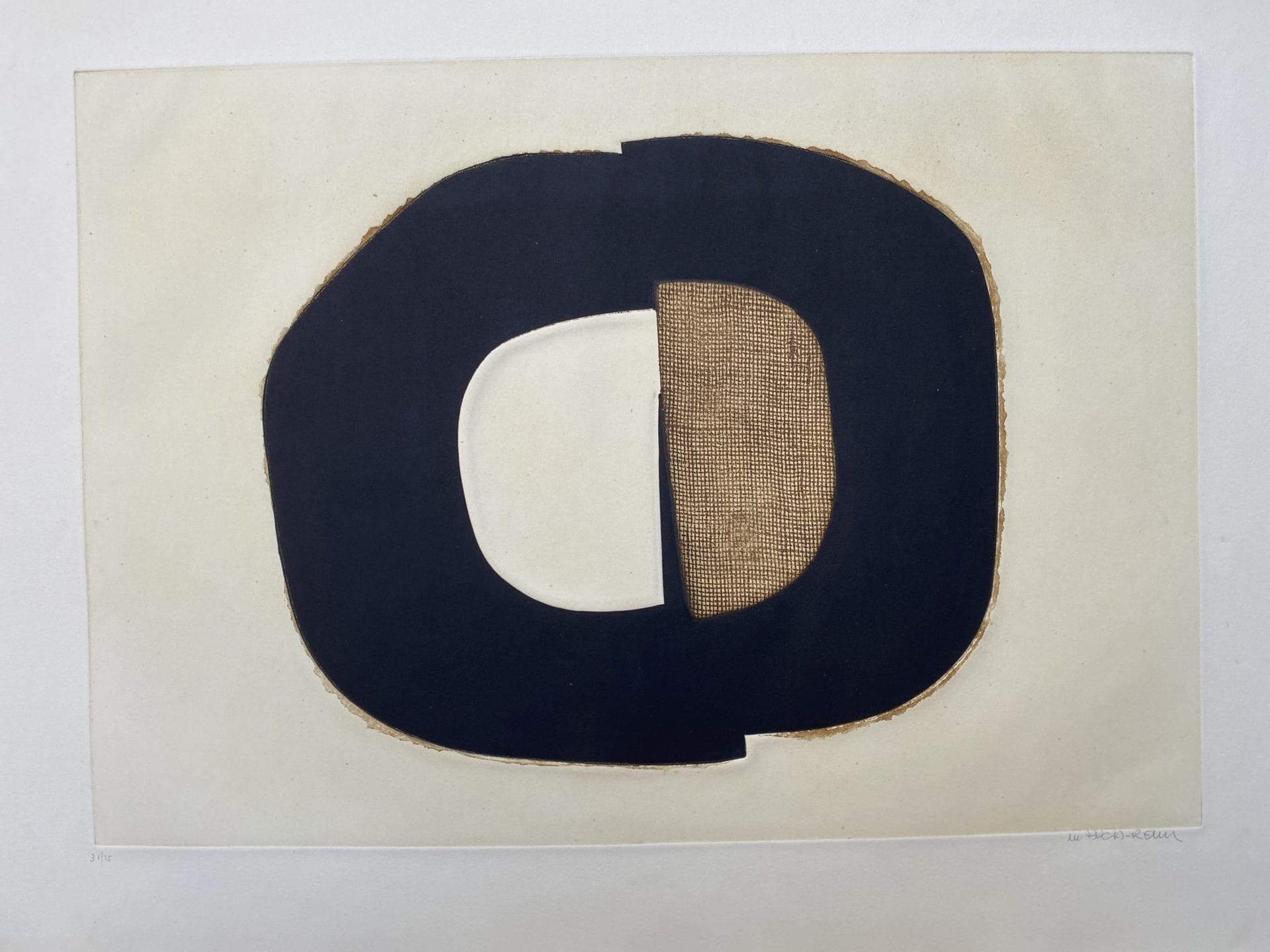 Composition 8 – Conrad Marca-Relli, eau-forte 1977