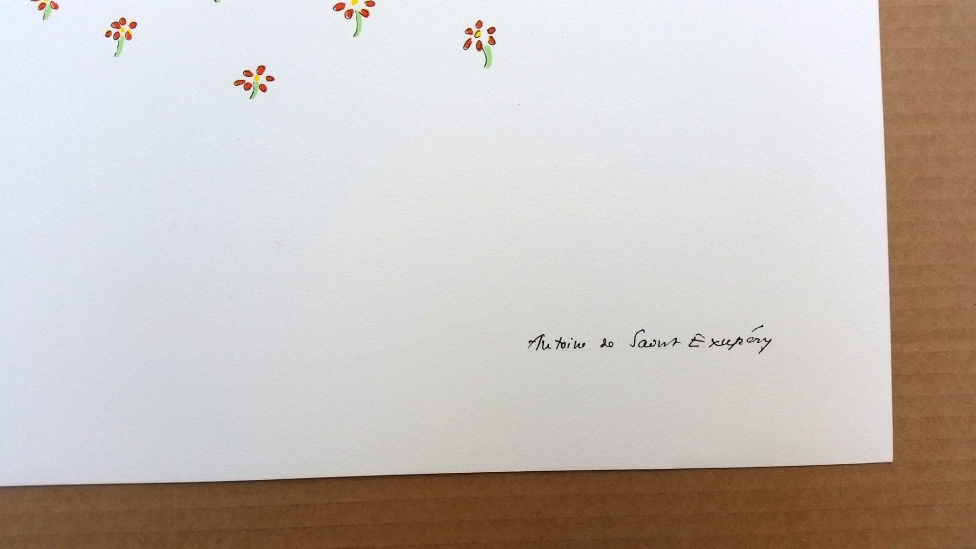 DE SAINT-EXUPERY (d’après) – La Tristesse du Petit Prince