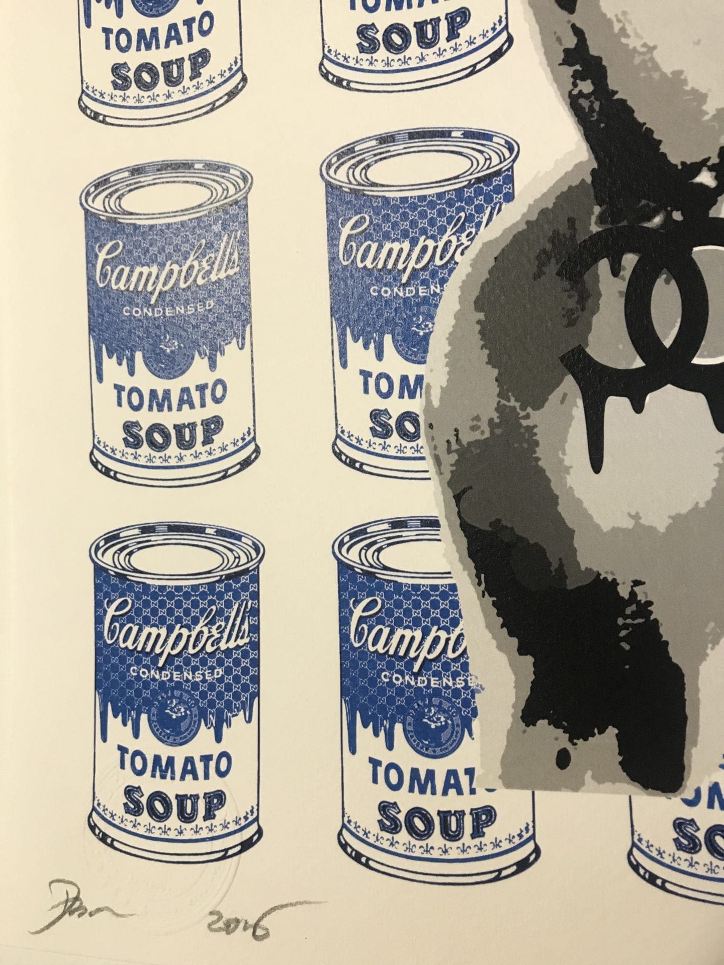 Death NYC - Blue Campbell soup Marylin | The AuctionLab