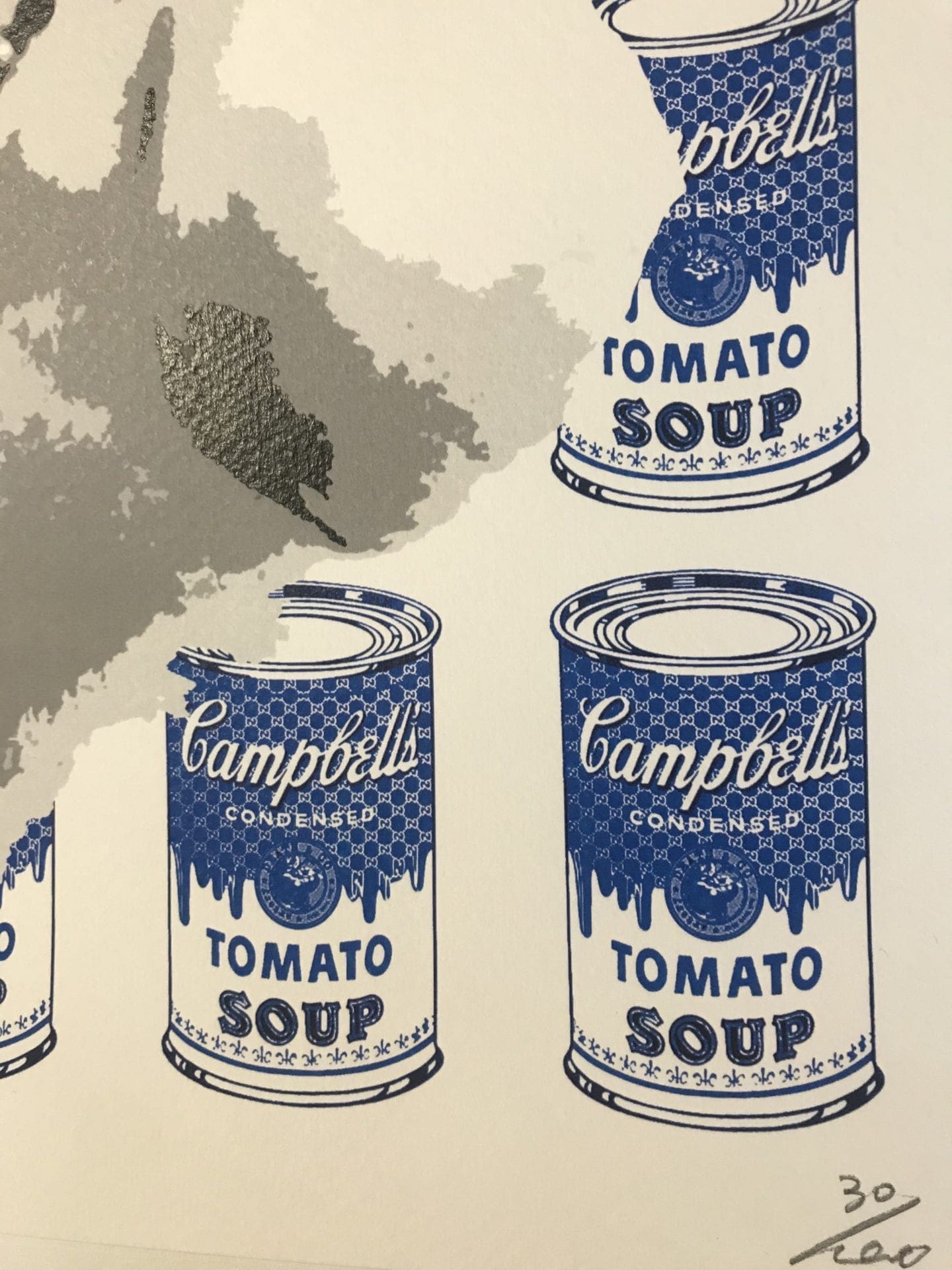 Death NYC – Blue Campbell soup Marylin