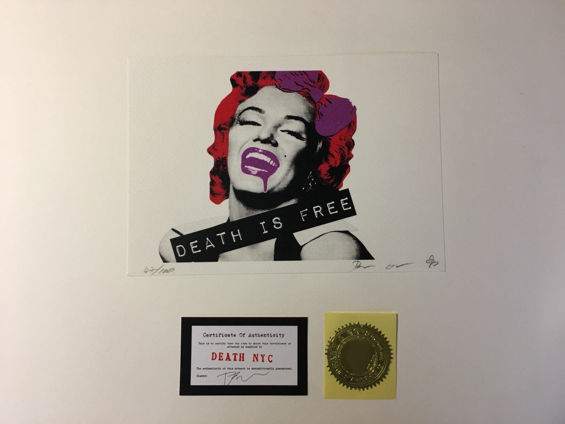 Death NYC – Marilyn Death red (2012)