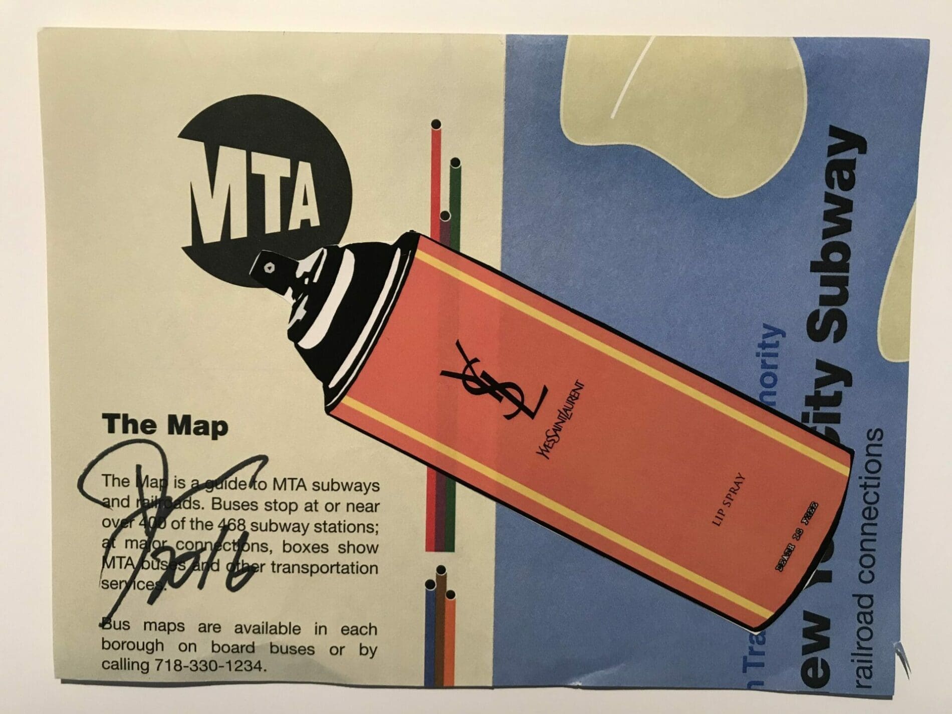 Death NYC – NYC/YSL subway map