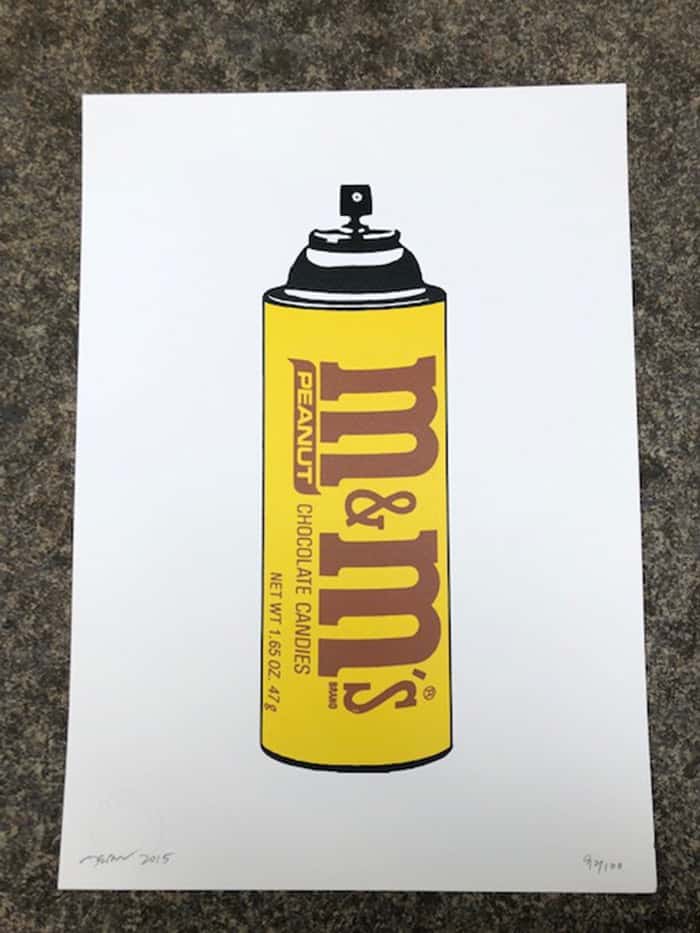 Death NYC – M&M&rsquo;s Spray Sérigraphie (2015)